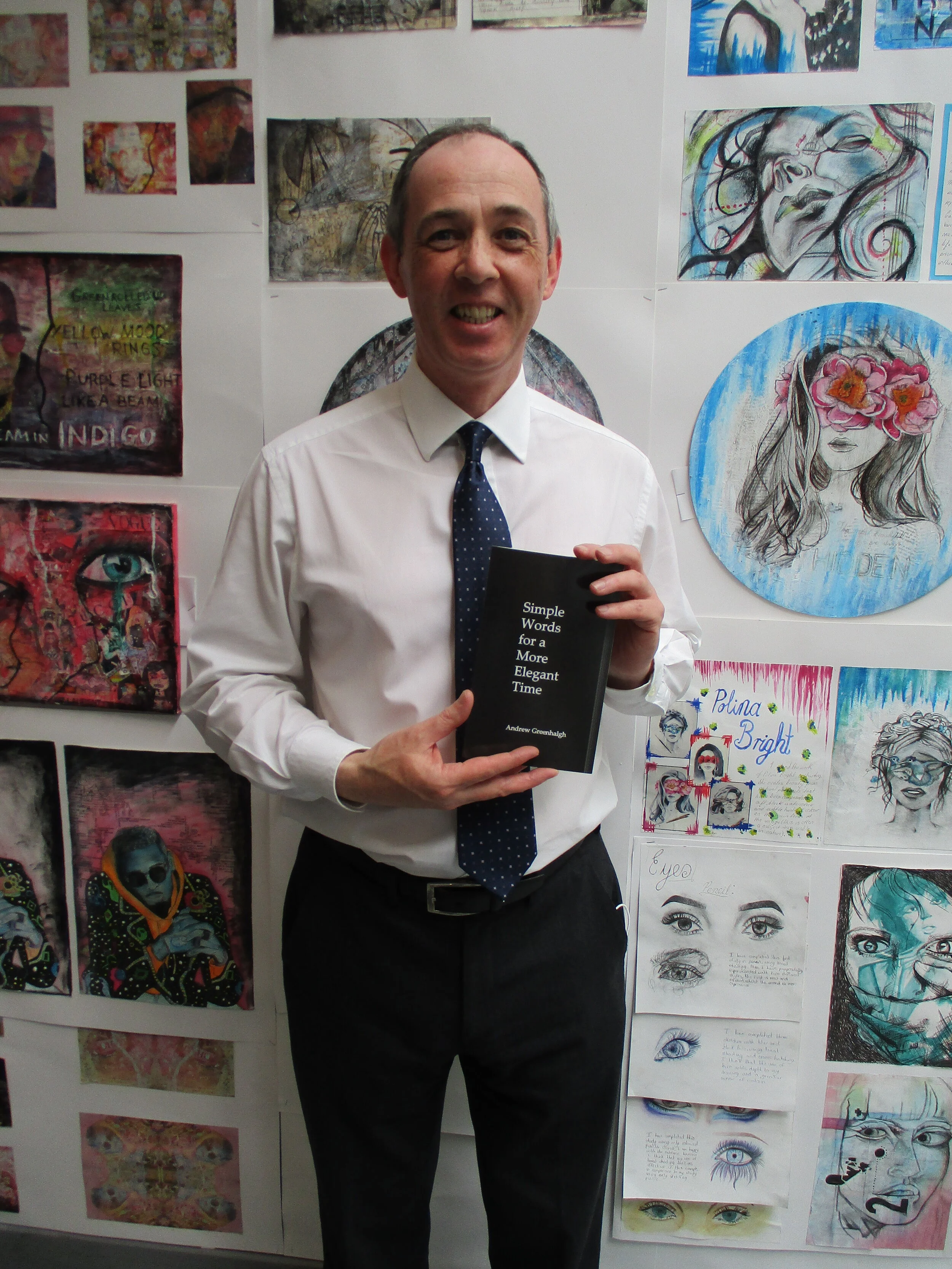 Andrew displays his talent for poetry