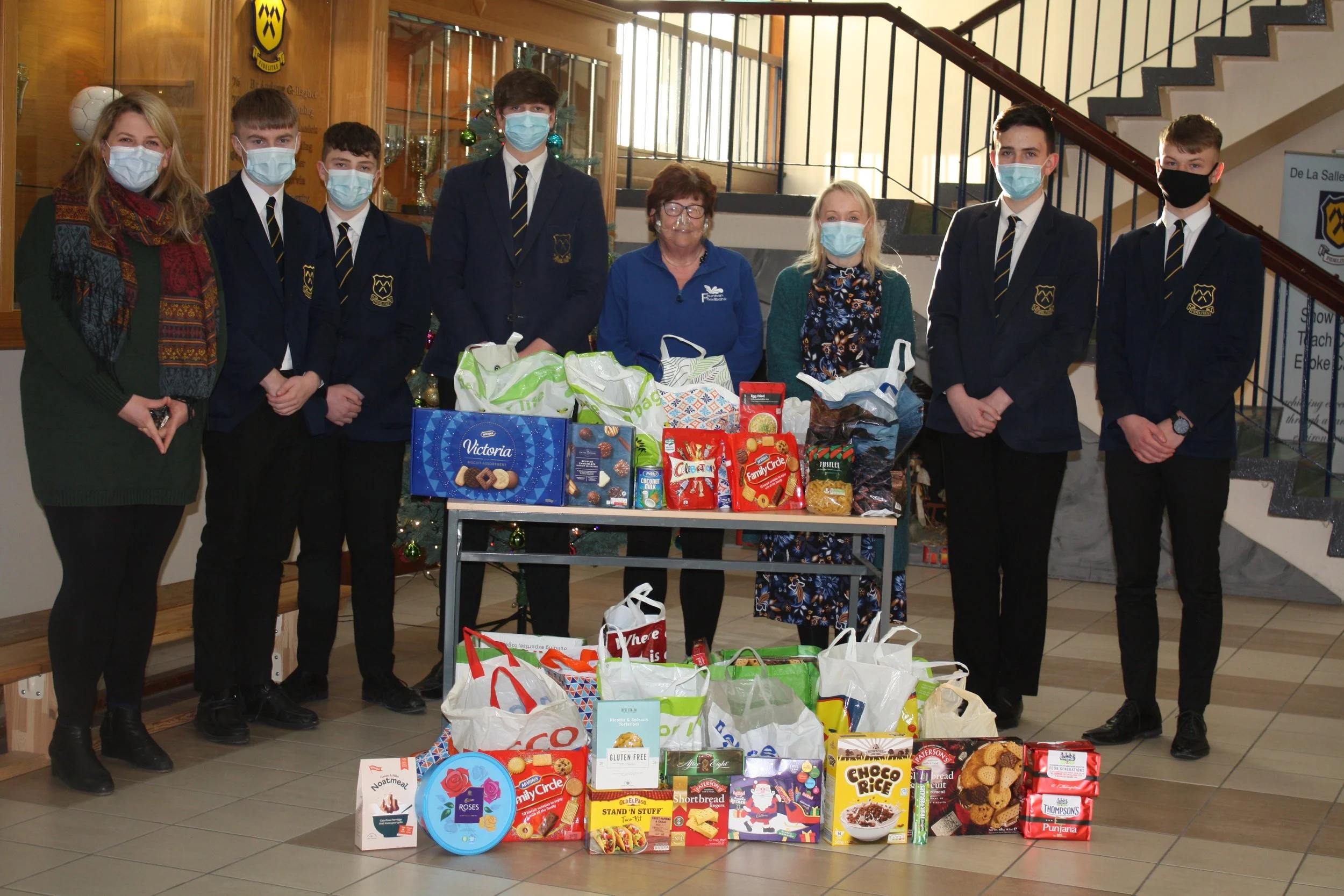 Downpatrick students help local foodbank