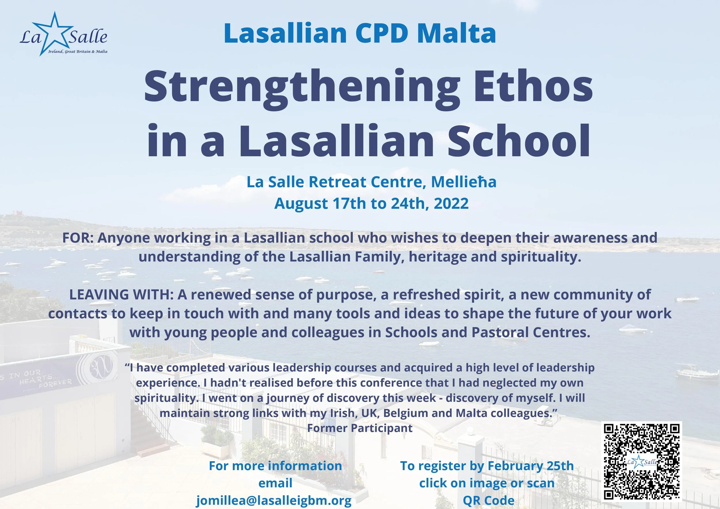 Mellieha hosts Lasallian CPD for District