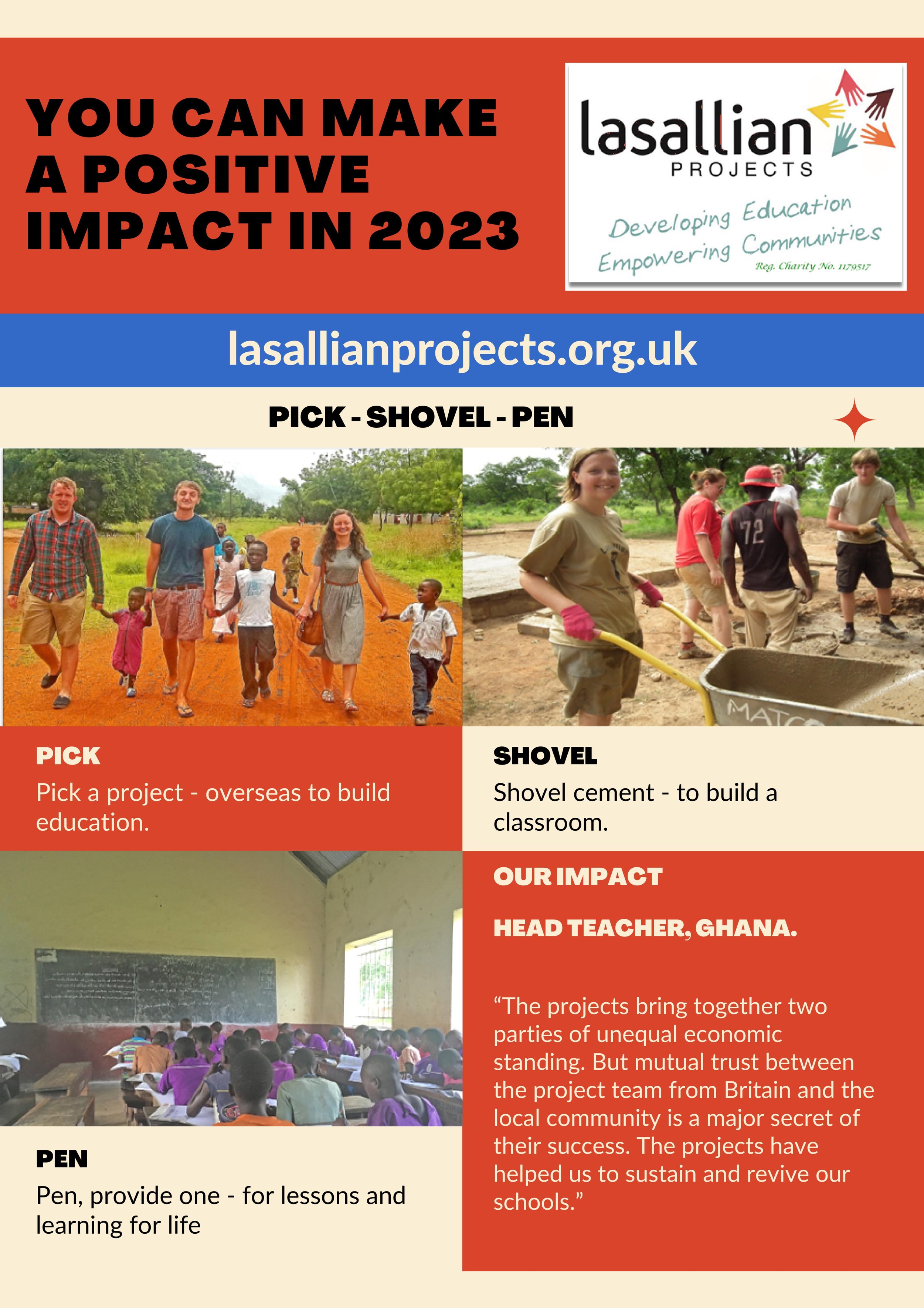 Lasallian Projects seek volunteers