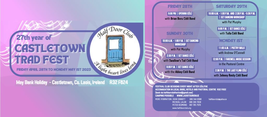 Br. George reflects on joy of Tradfest in Castletown