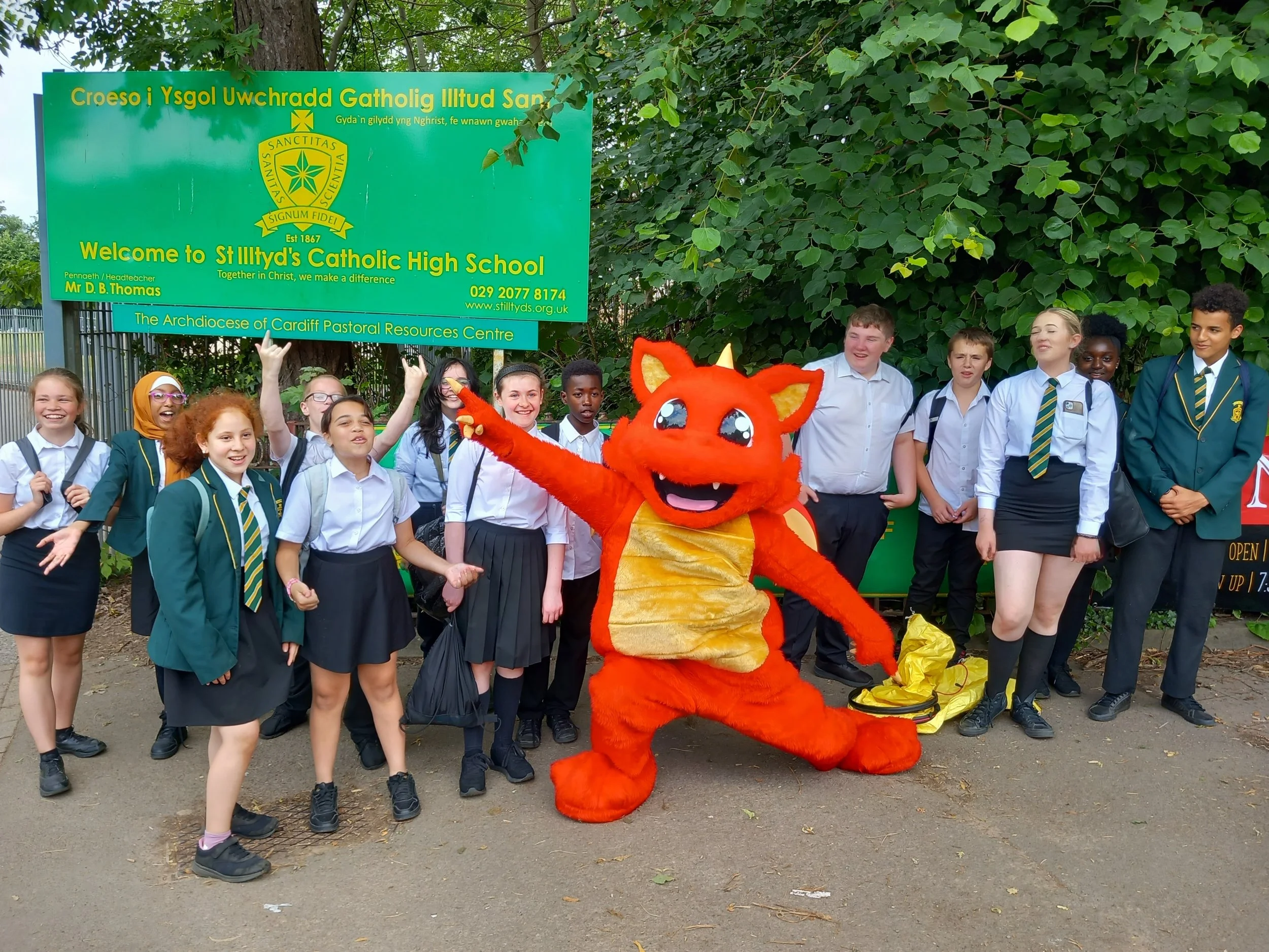 Events at St Illtyd’s reflect the Lasallian Values