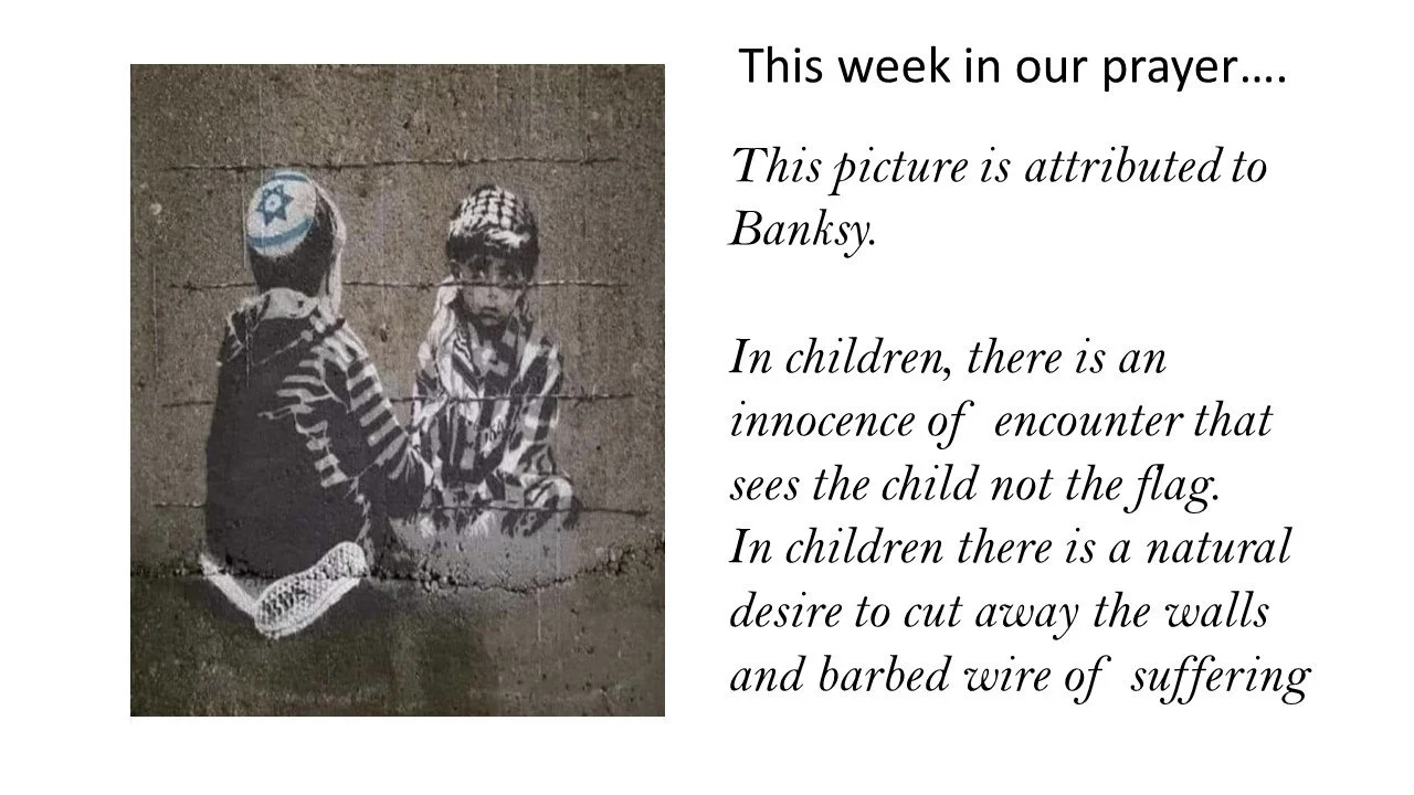 Praying for peace at Basildon