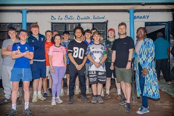 Dundalk students transform library in Kenya