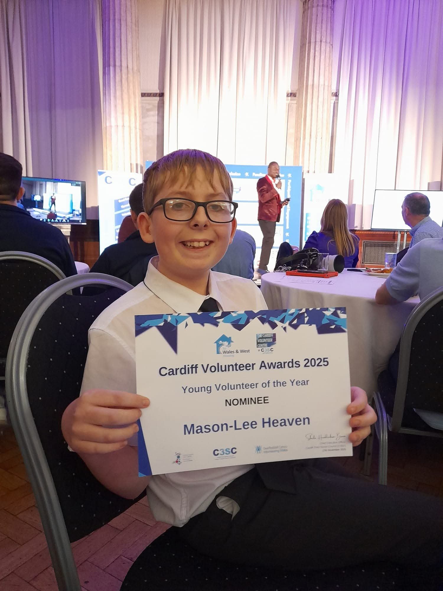 St Illtyd’s student recognised for volunteer work