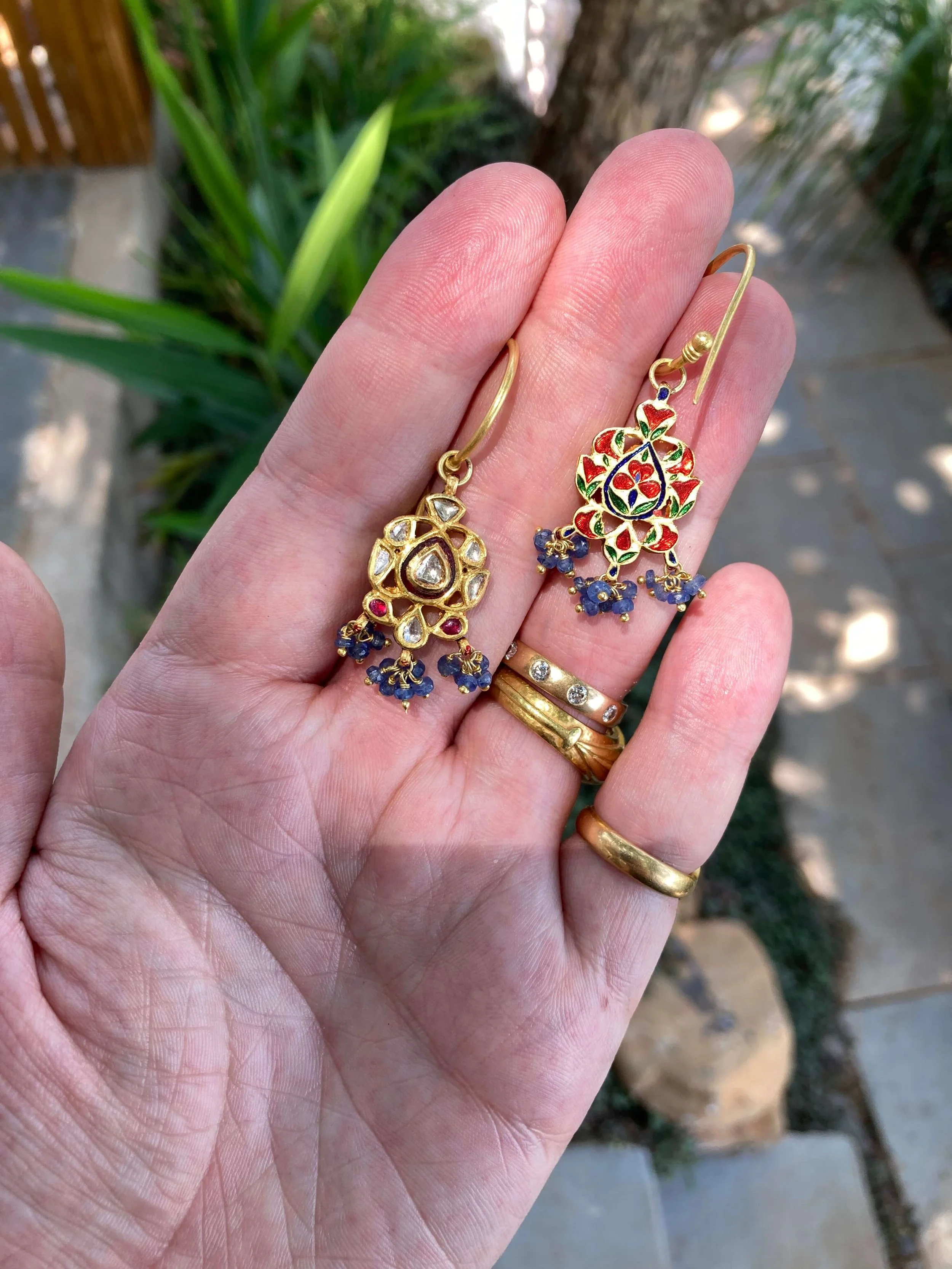 enamel-diamond-vintage-earrings.JPG