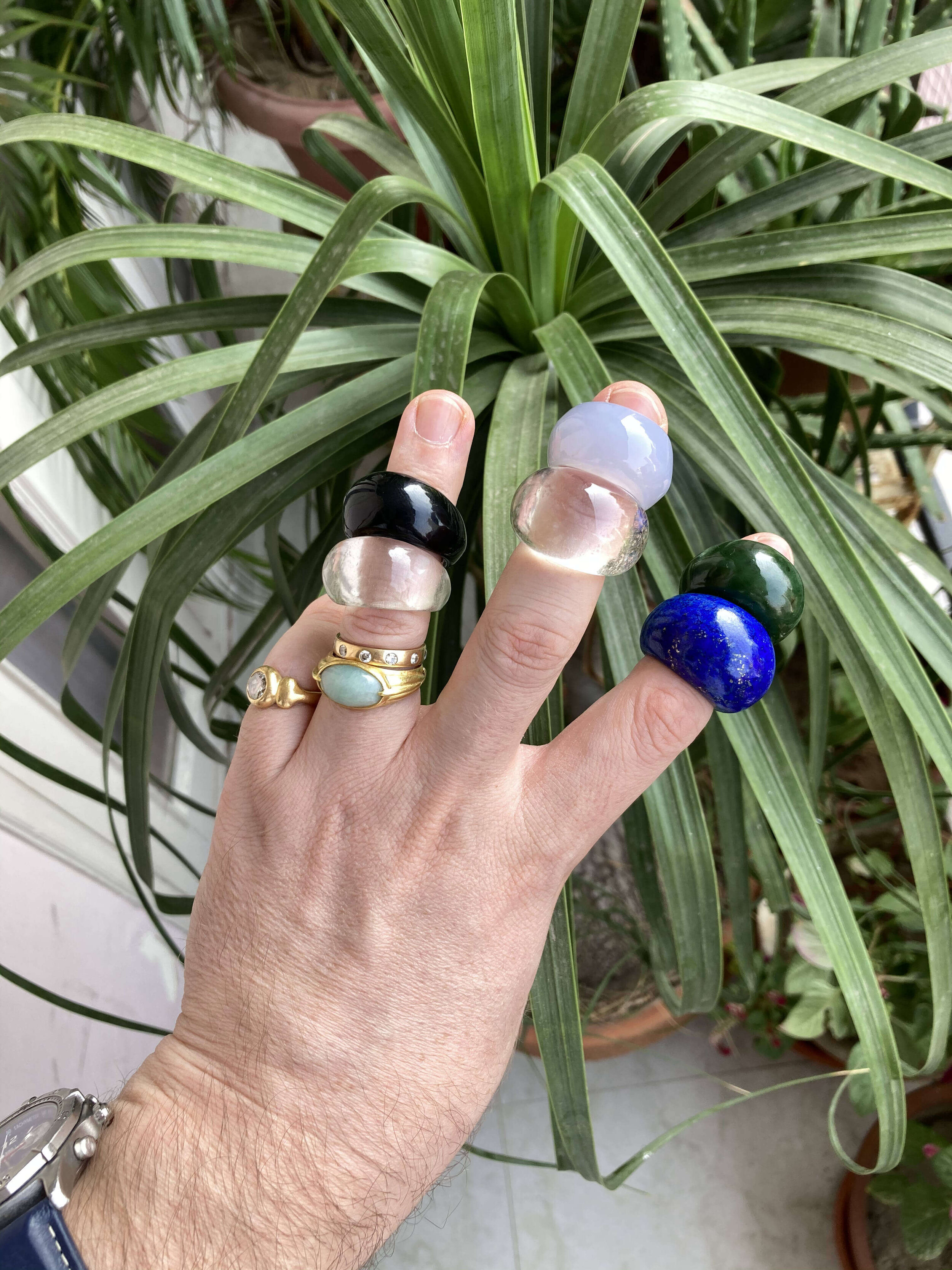 Custom Carved Gemstone Jewellery