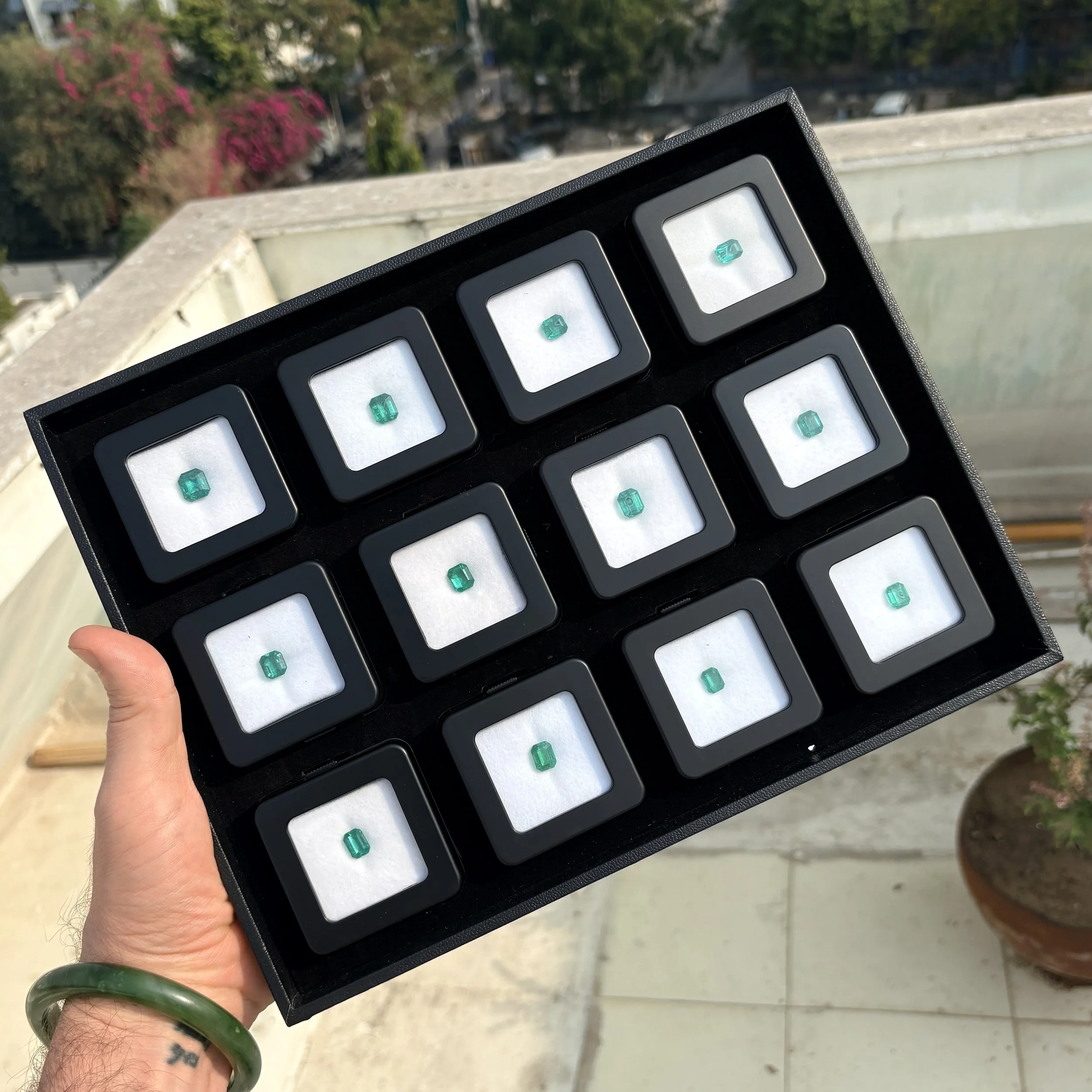 collection of natural emeralds for sale