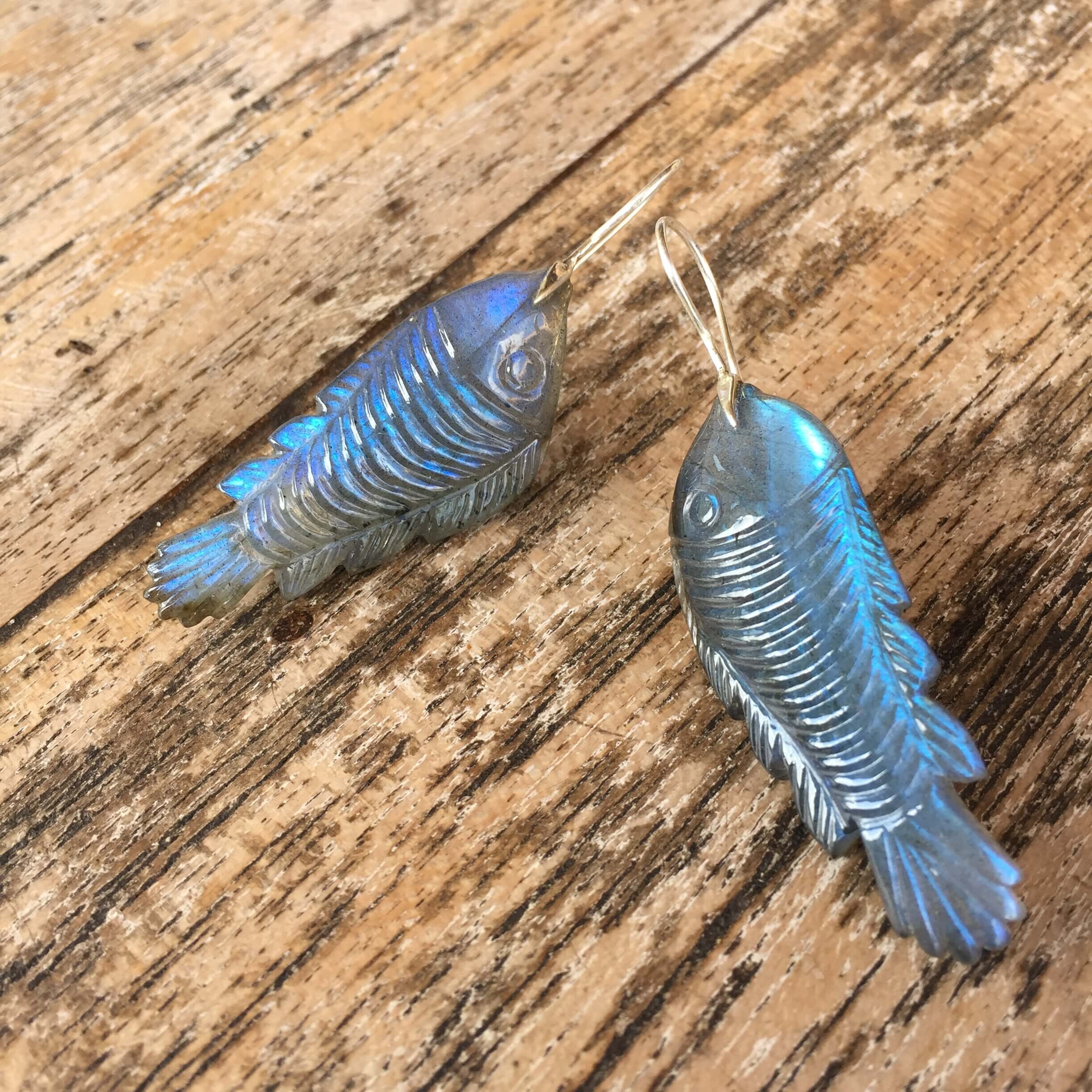 Carved Gemstone Fish