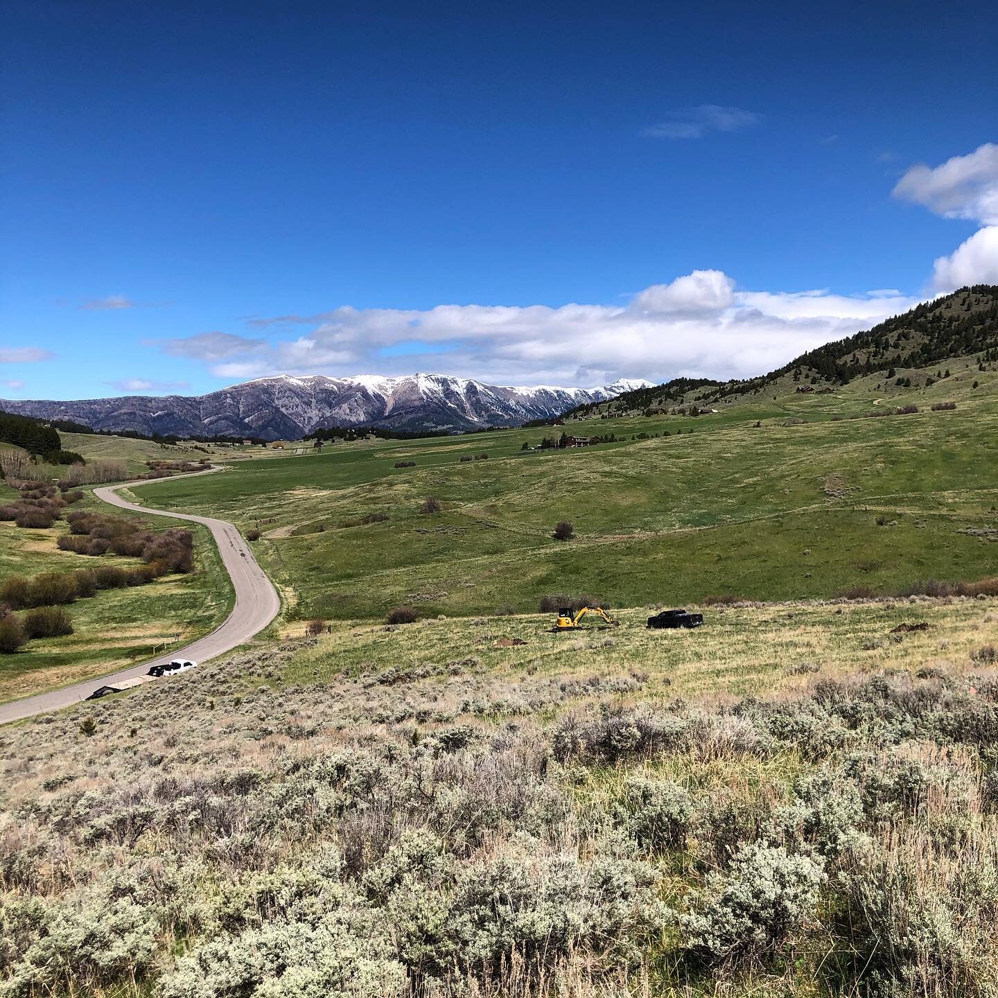 New job site views! Looking forward to getting this one started. Jackson creek rd. #southwestmontana #realestate #blackmountainbuilders #bozemanmontana