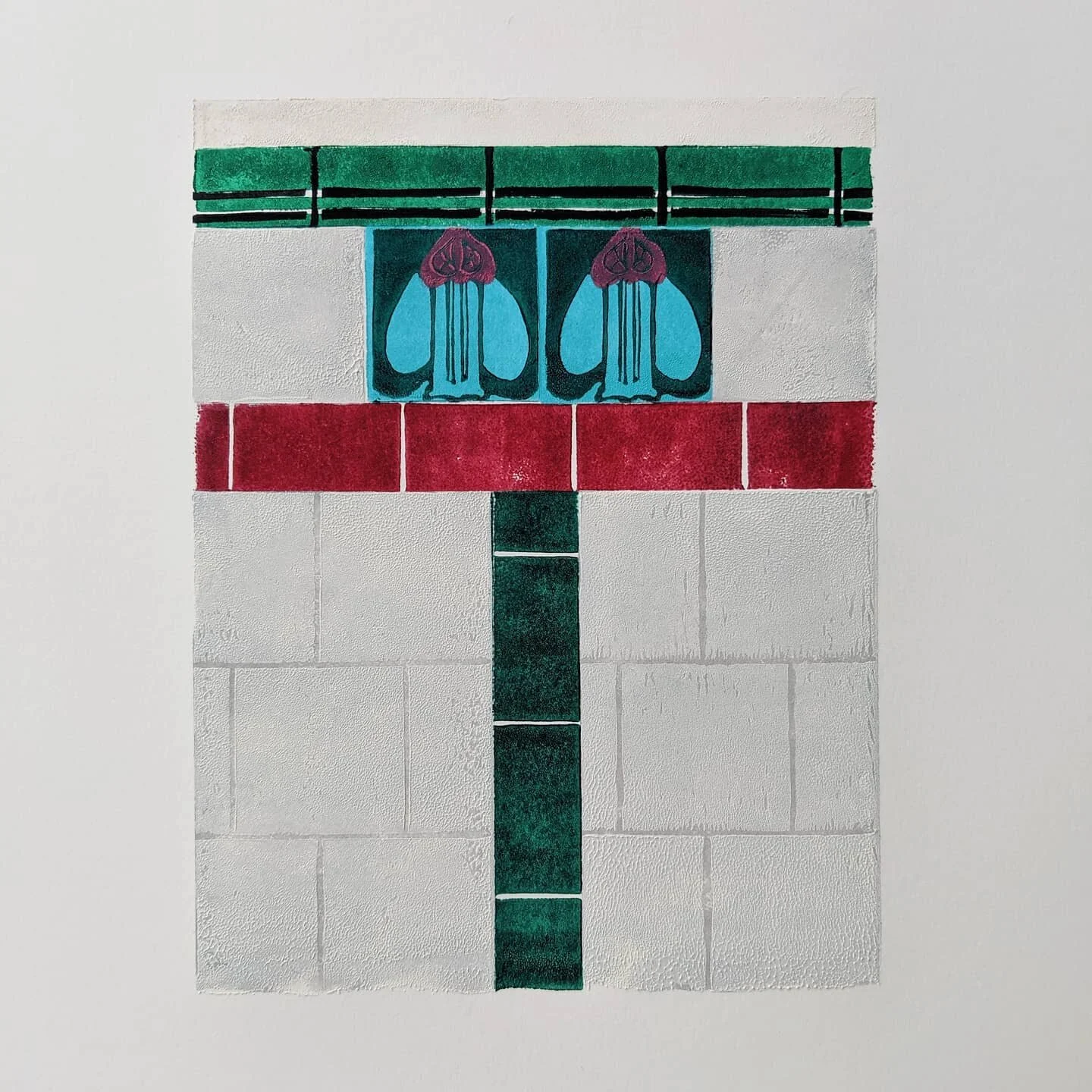 💞 I have some exciting news to share 💞 I was given the wonderful opportunity to do my first commission!! 

I was asked to print these gorgeous tiles from Battlefield!! 🤗 I had a lot of fun making this print!! 'Battlefield 05' 1/1 is a lovely addit