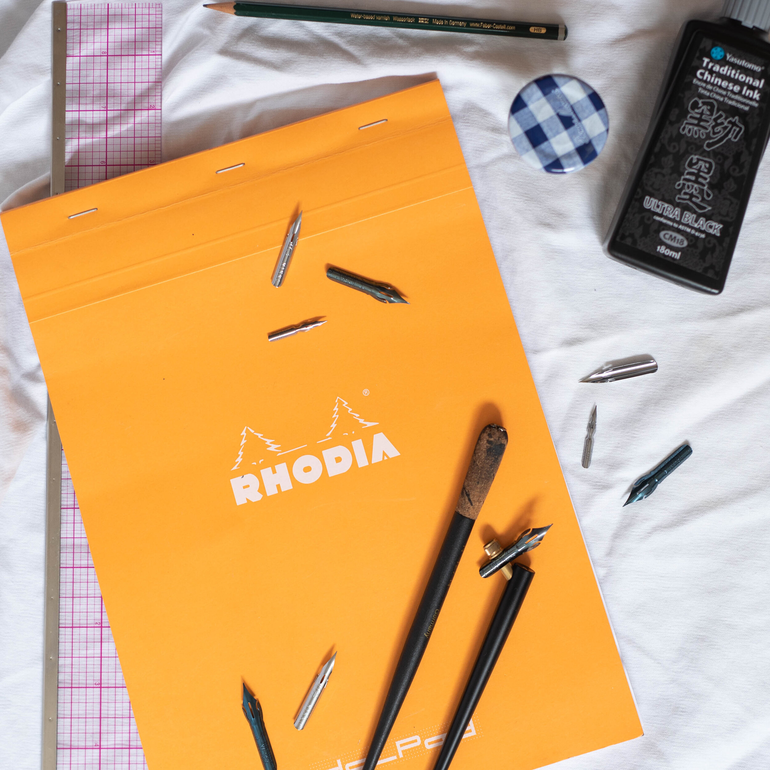 How To Use Rhodia Paper - The Happy Ever Crafter