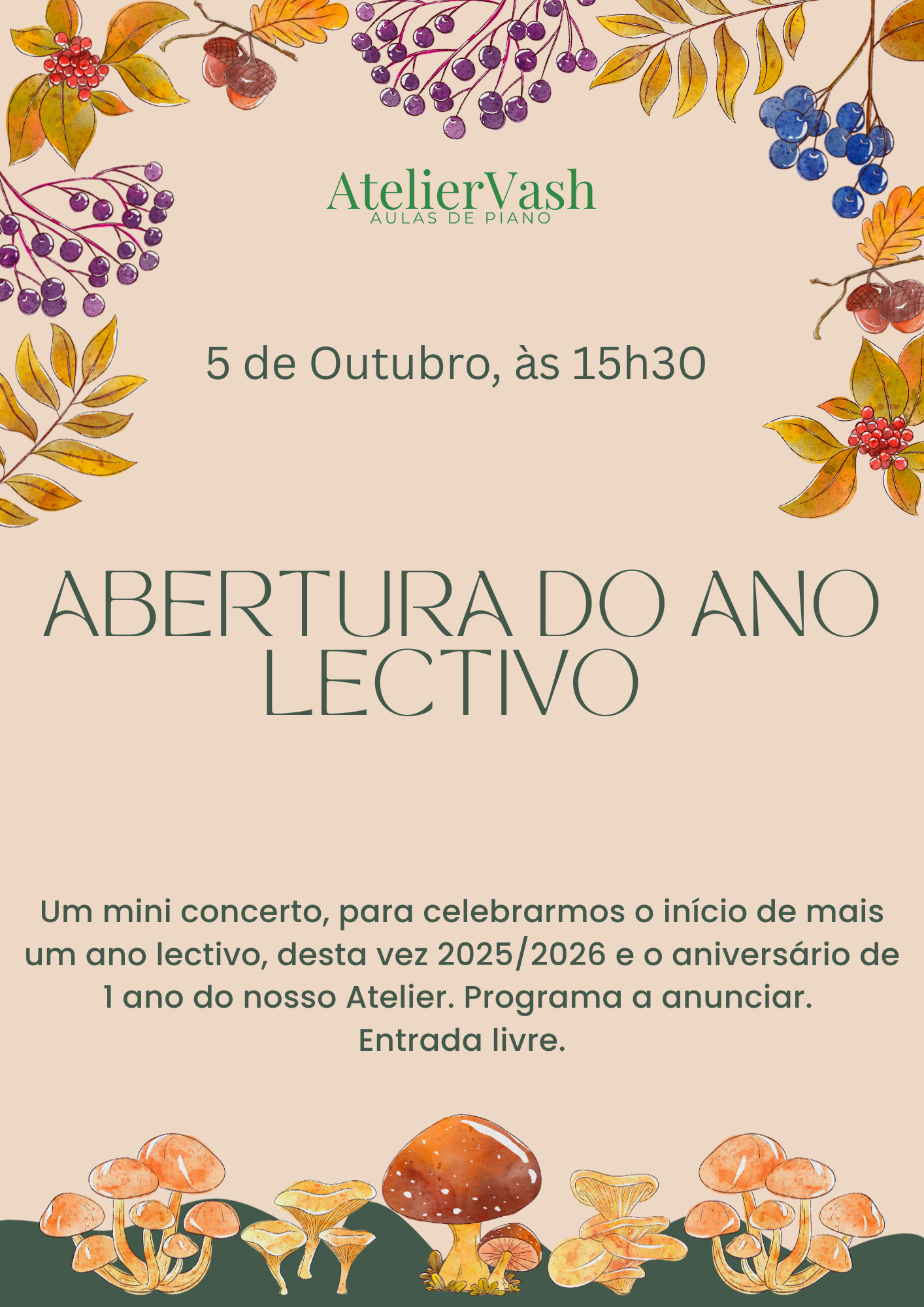 Abertura do ano lectivo 25/26