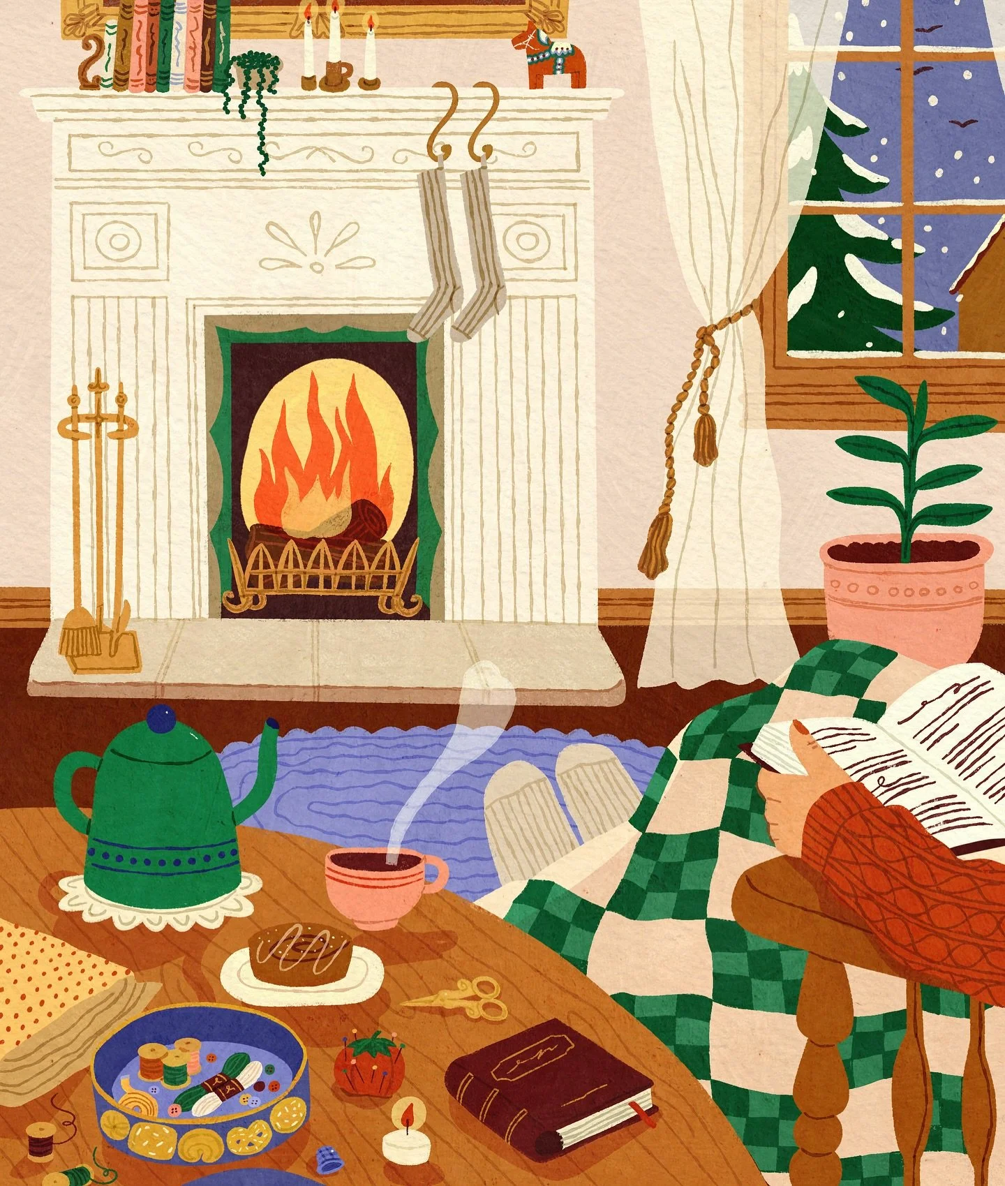 a happy hygge home for @cincinnatimagazine 🏠 

all about a Cincinnatian&rsquo;s trip to Denmark + their discovery of the Danish practice &ldquo;hygge&rdquo;(hoo-gah) and how to implement that into every day life. inspires me to be more cozy! 🧶🧸☕️
