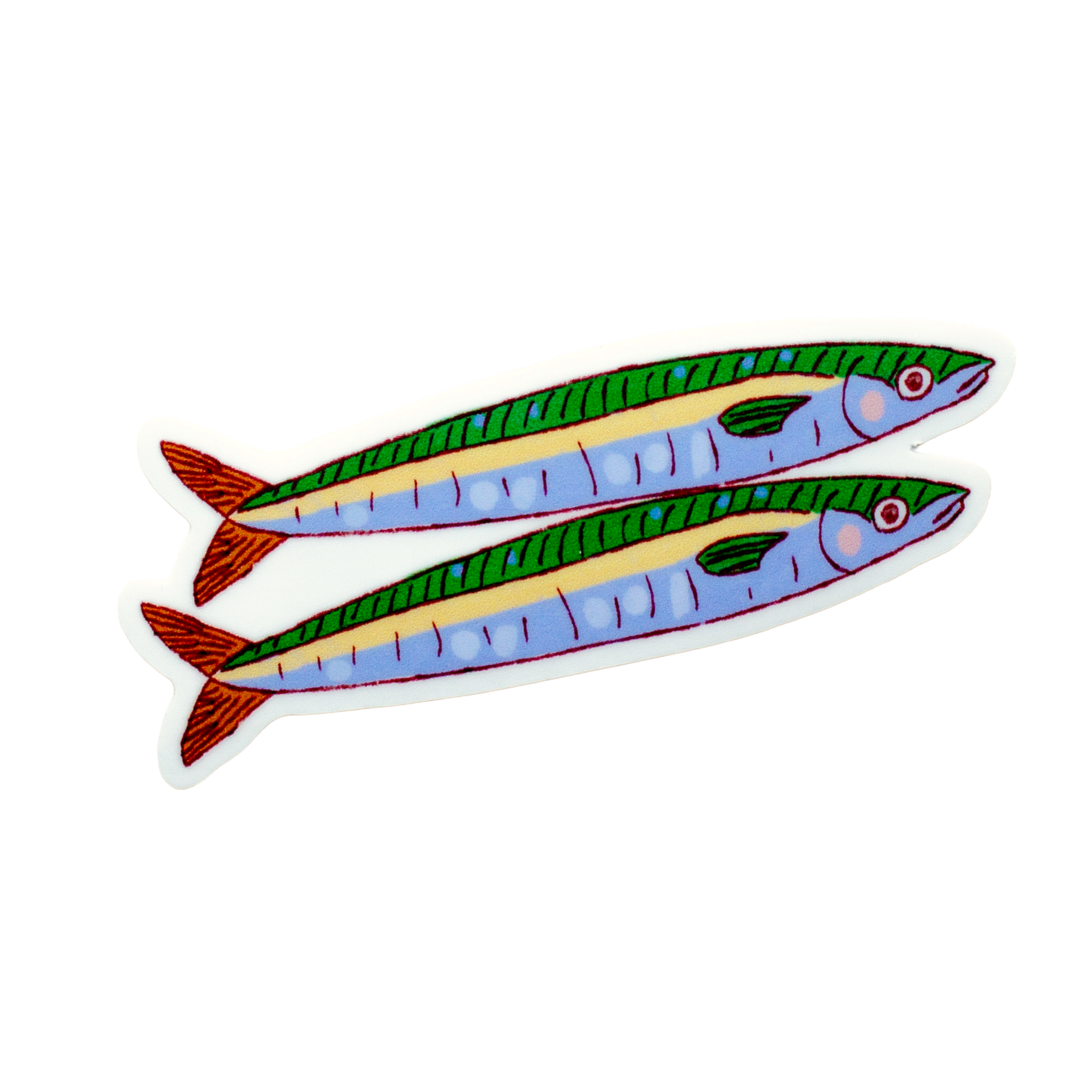 little fishies sticker