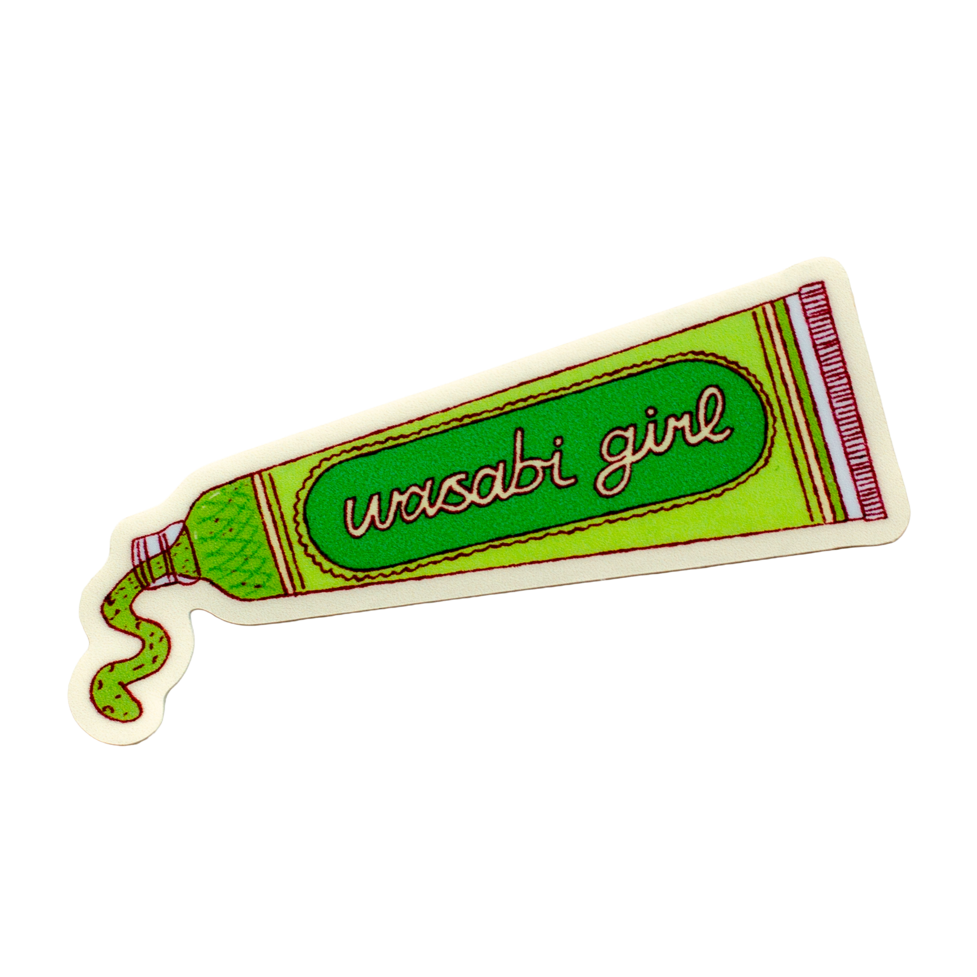 wasabi girl sticker