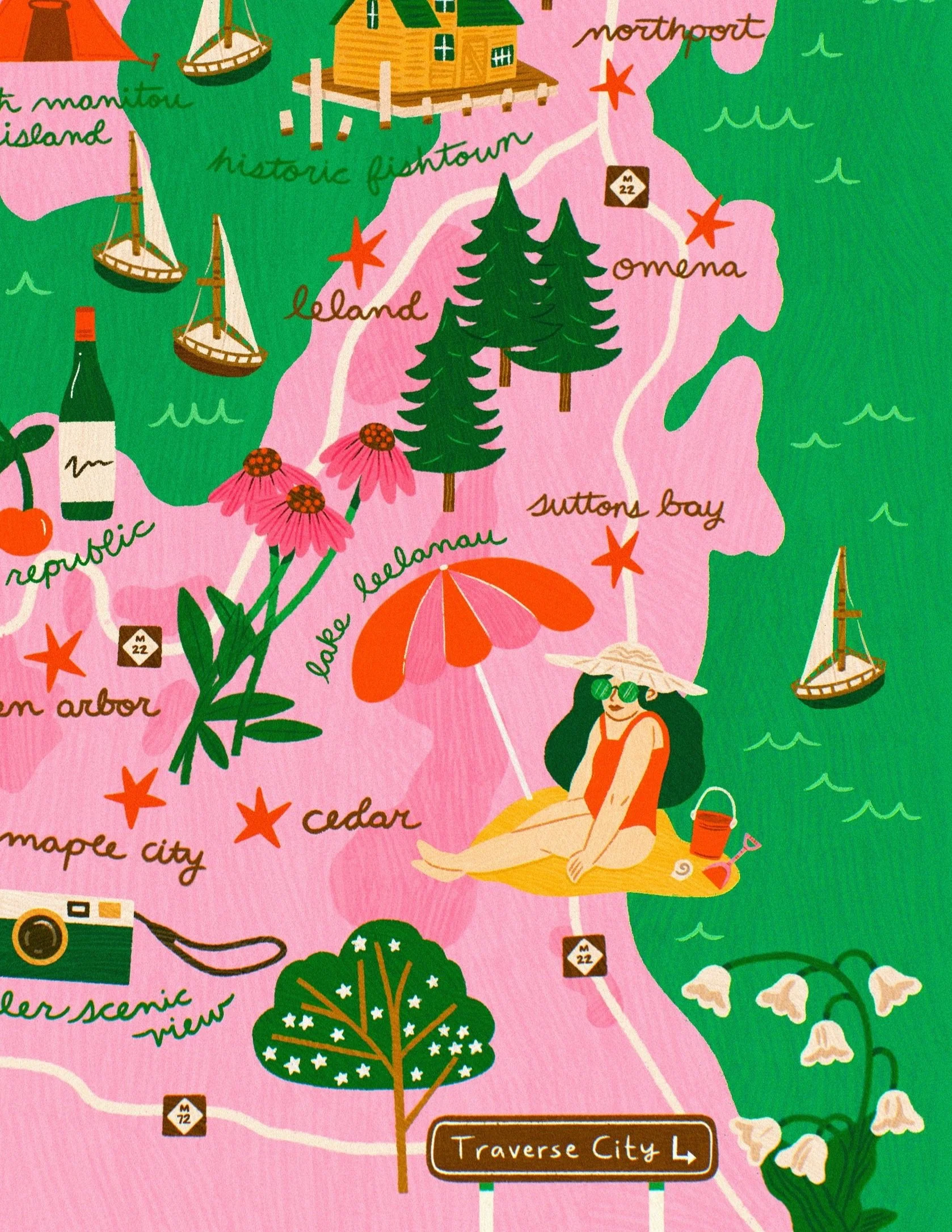 LEELANAU MAP
