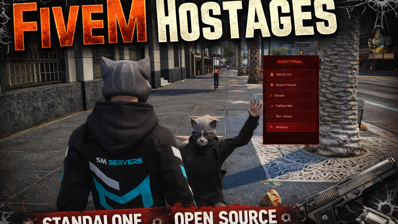 Fivem Advanced Hostage Script Fully Open Source And Standalone