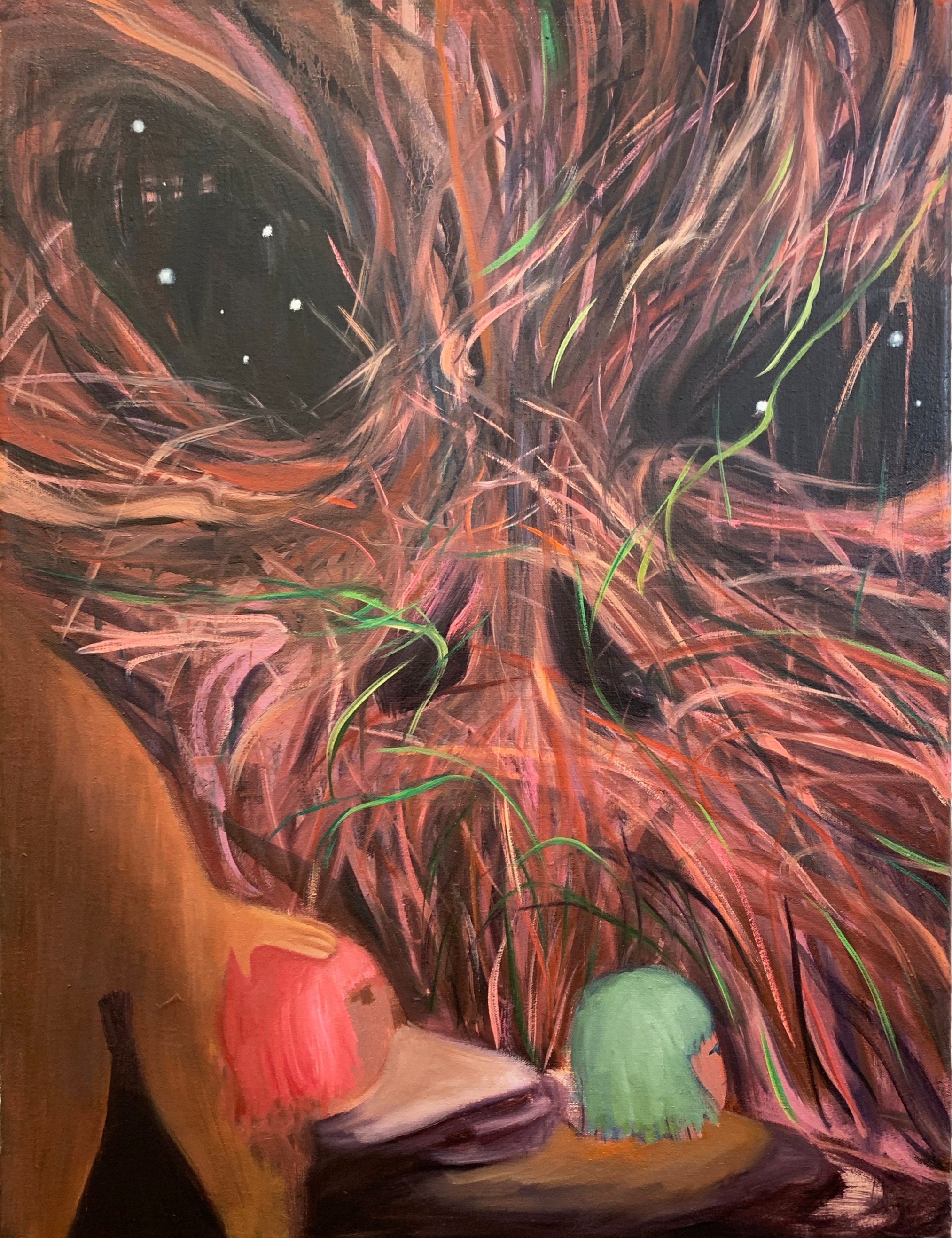Eunjung Park, The Night Watch, 2023 Oil on canvas
20 x 17 in