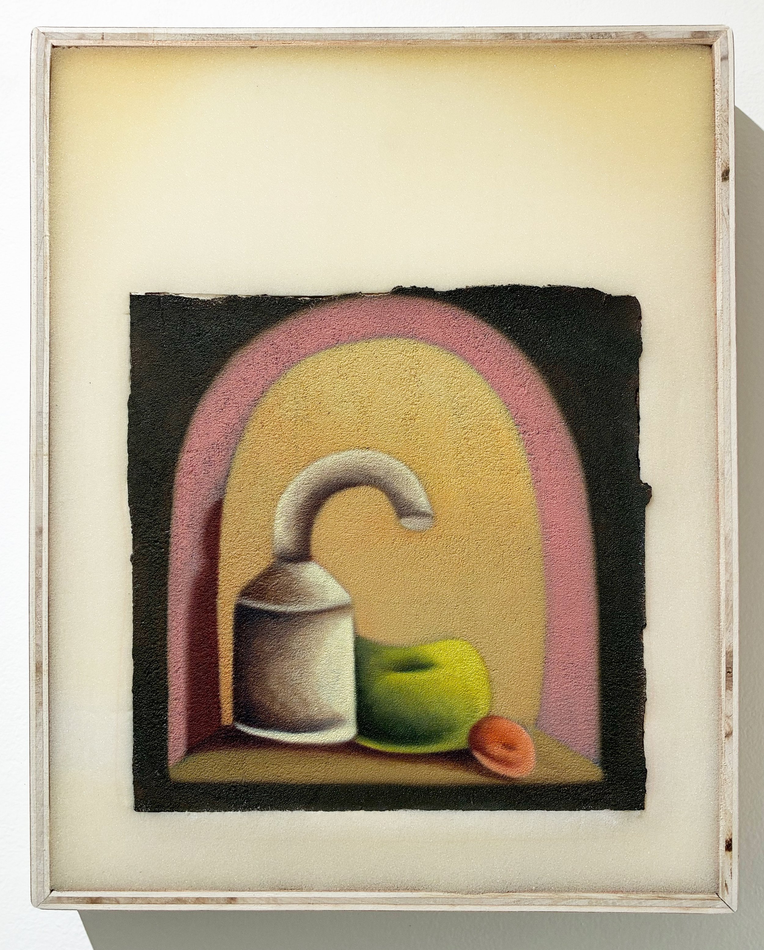 Michael Fried,  Is Neither Version Of What,  2026, Oil, Dry wall, cement, foam, wood
18 x 22 in
  INQUIRE  