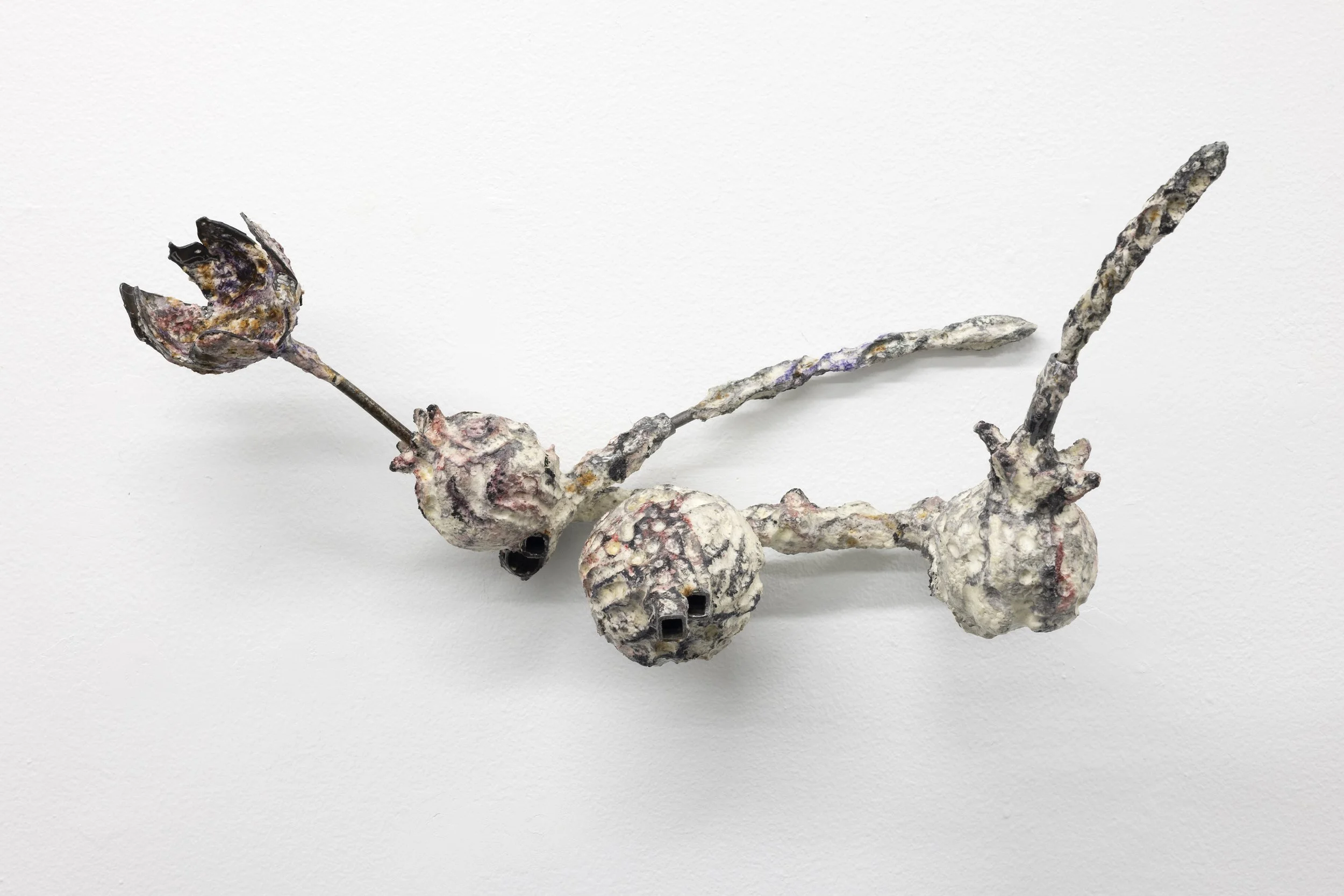 Anahita Bagheri.  Youth of the Homeland , 2026. Steel, Handmade Paper, Acrylic Paint. 6 1/2 x 9 1/2 x 13 in 
  INQUIRE  