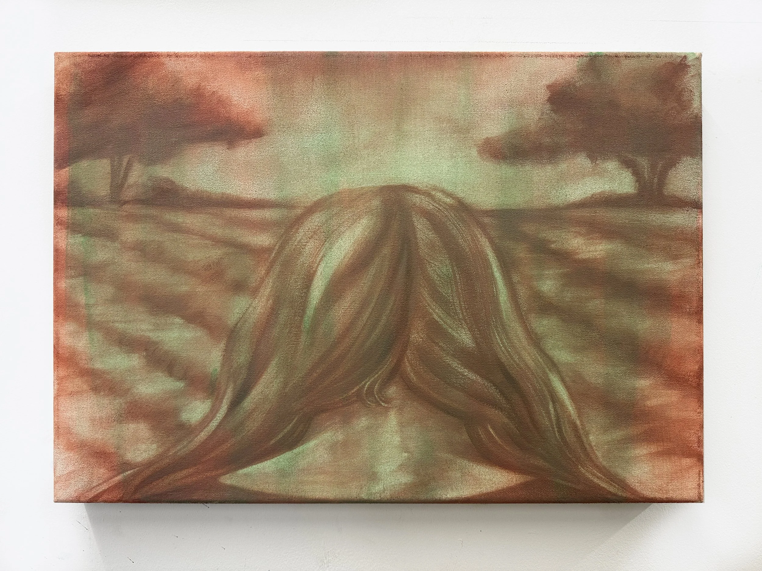 Megan Menzies, Ploughed, 2025, Oil on canvas, 13 3/4 x 19 3/4 in
  INQUIRE  