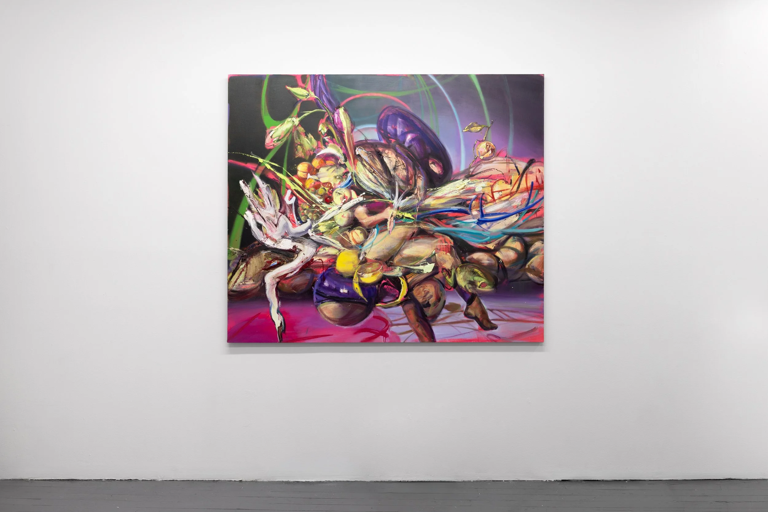 Installation shot of The Hug