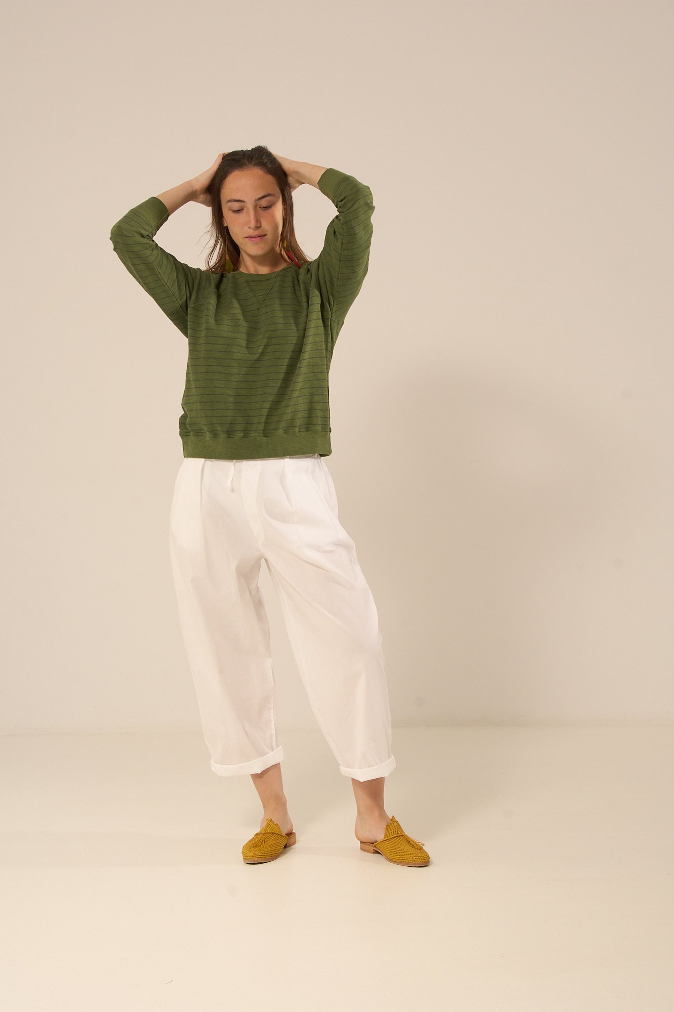 Sudadera Marina Green Olive