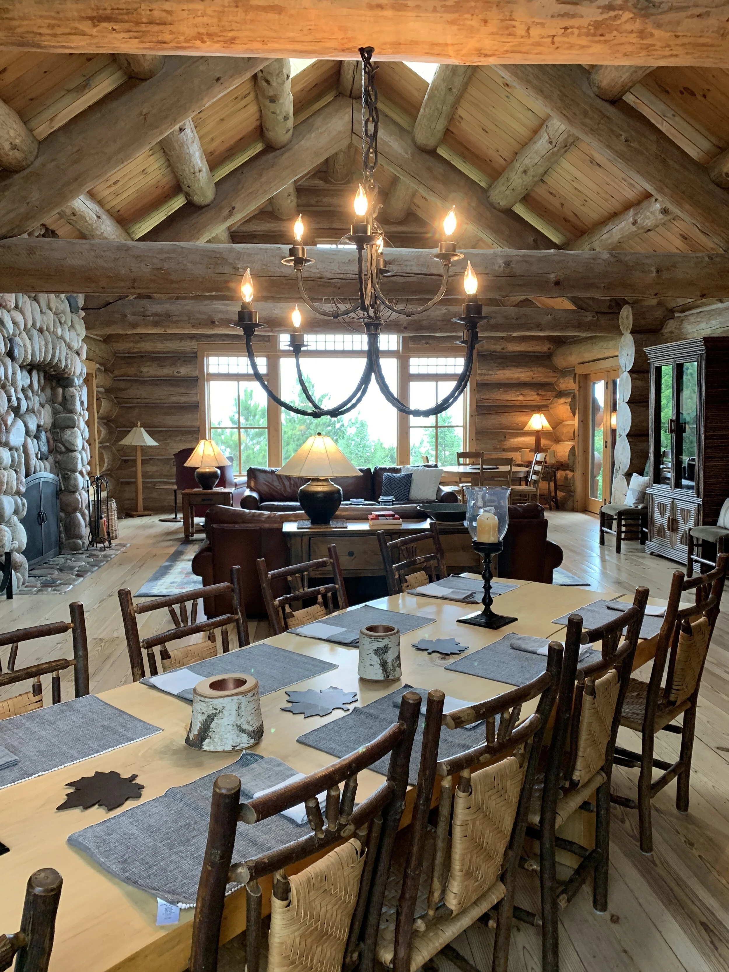 Hilltop Log Lodge Suttons Bay Vacation Rental