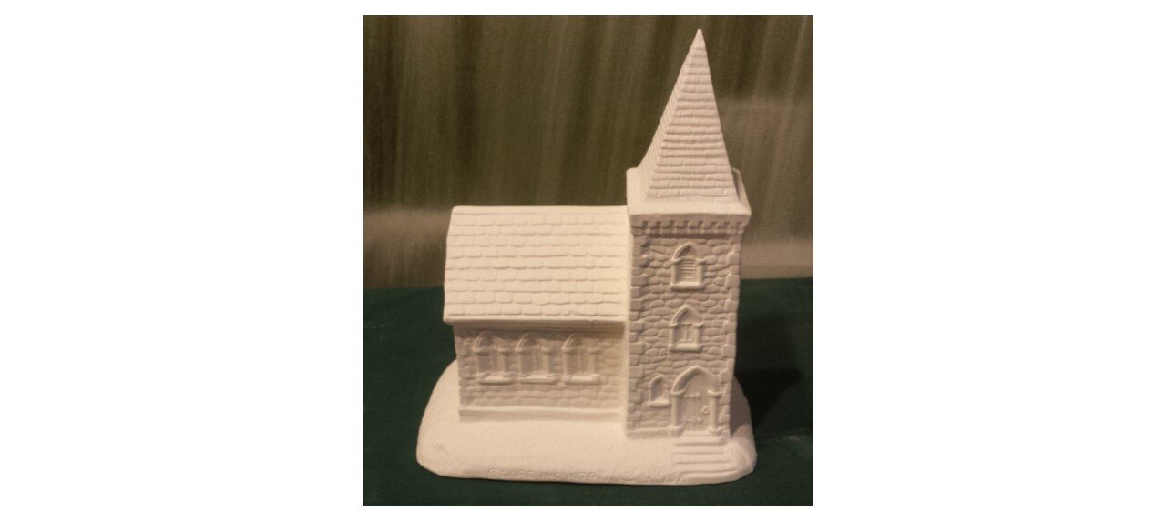Churches and Buildings — Ceramic Bisque you paint — TS Originals