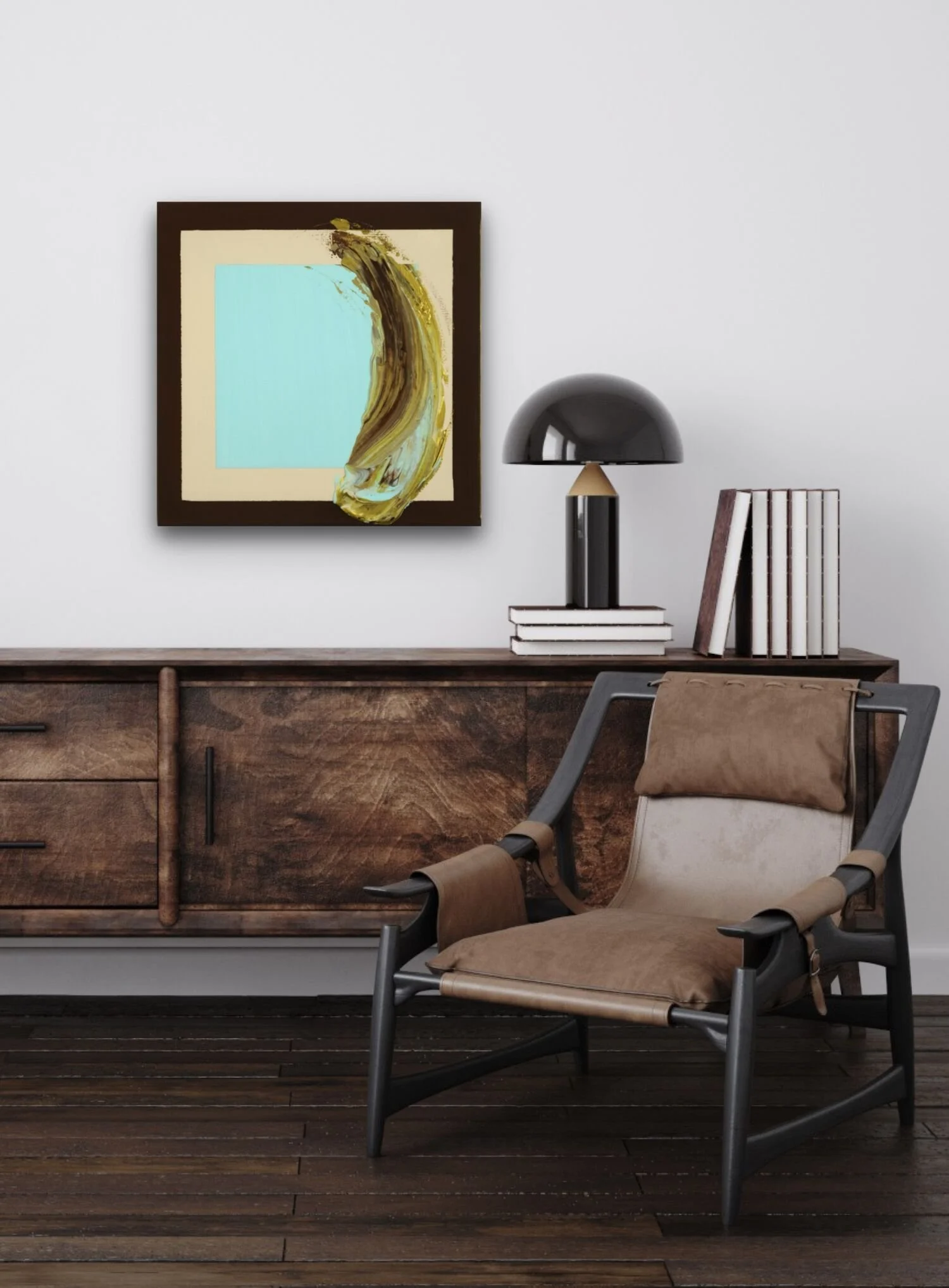 A Certain Kind of Knowing Robin Davisson abstract painting Washington DC in situ.jpg