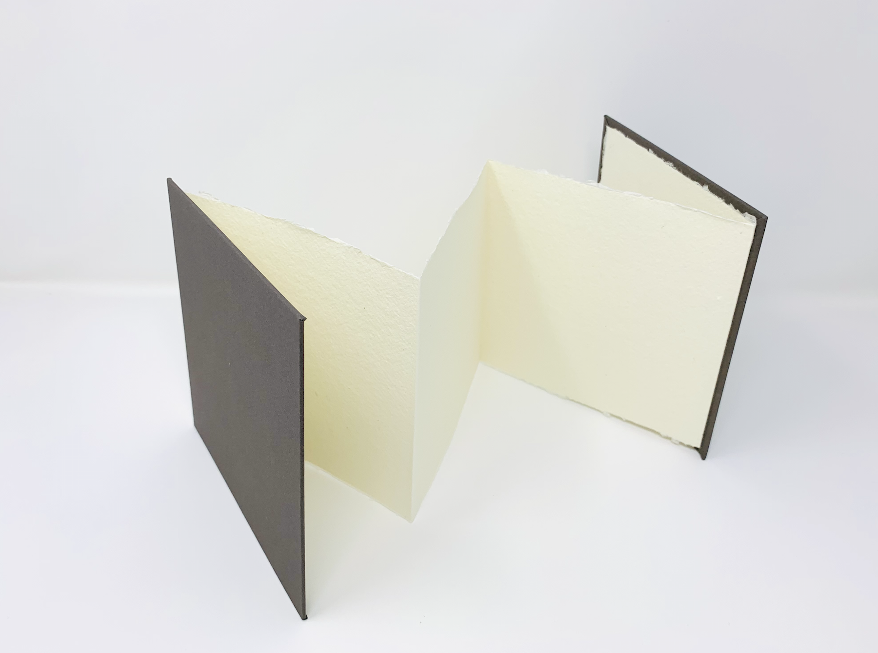 Large Accordion Book - Khadi Paper — Ecotone Studio