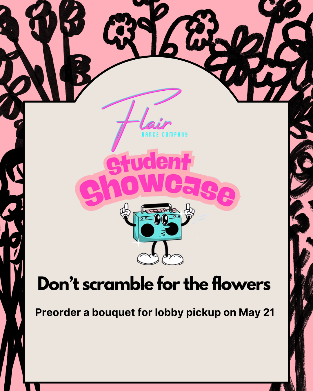 May 21 Bouquet for Flair Dance Company Student Showcase