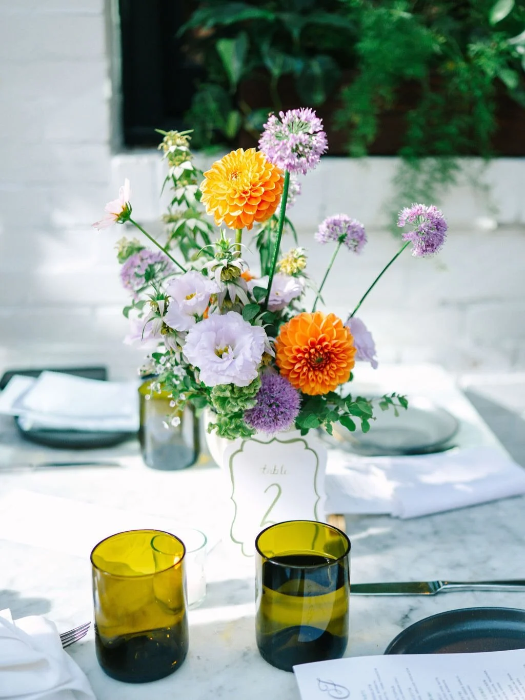 Some table details captured so lovely by @erinzawickiphotography in the @osteriaphilly greenhouse this month, for S+J. 
@osteriaphillyweddings