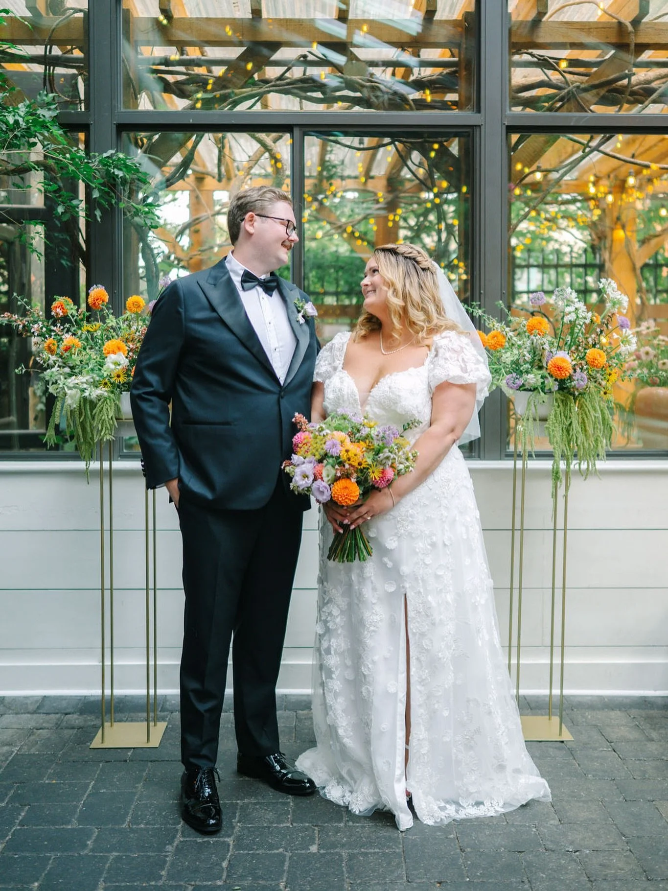 Grade A husband and wife love stare ❤️❤️
Photographer: @erinzawickiphotography
Venue: @osteriaphillyweddings @osteriaphilly 
Hair & Makeup: @dylanmichaelcosmetics 
Florist: @southstems
Violinist: @thatviolingalcal
Cake: @newjunebakery