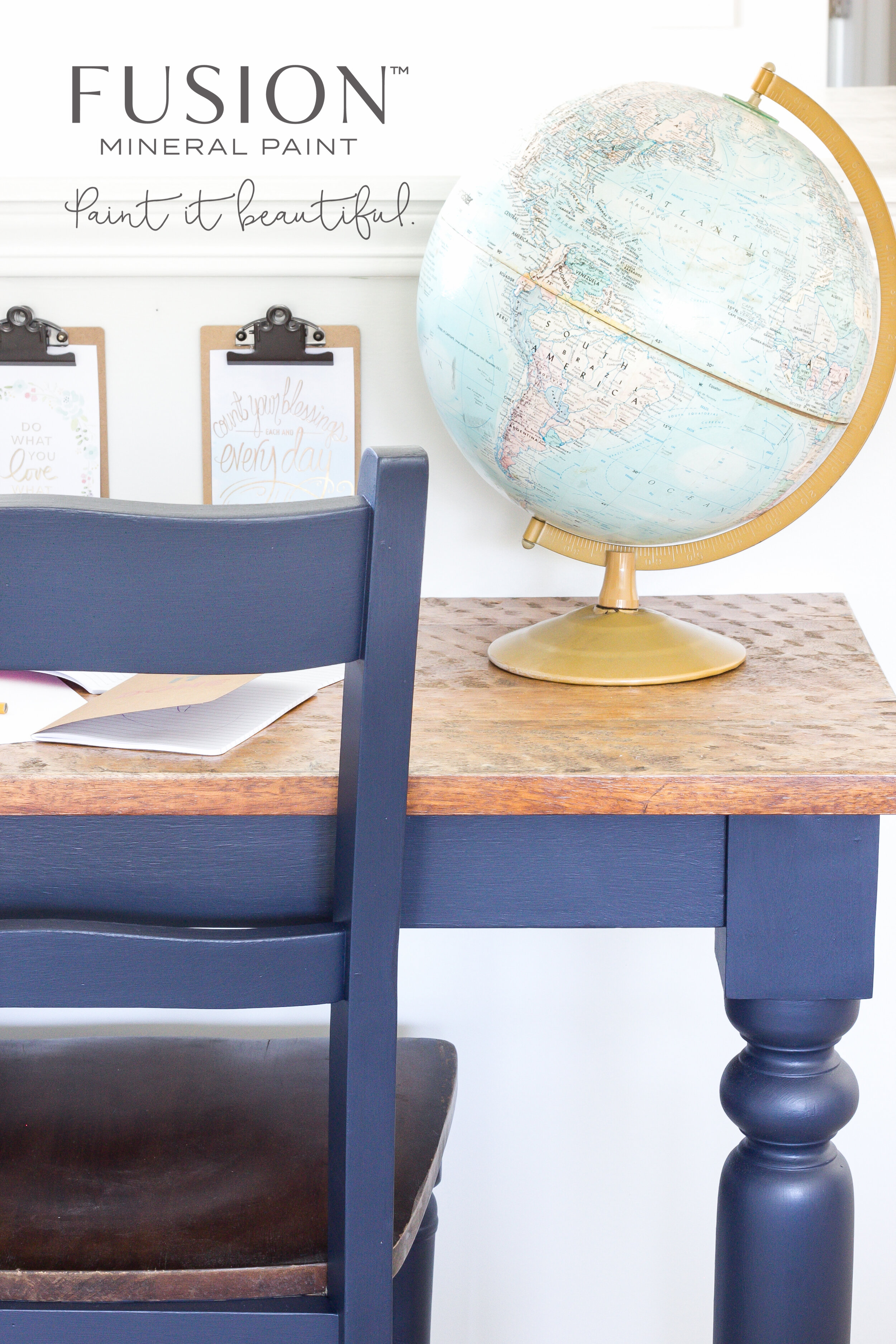 Midnight Blue Fusion Mineral Paint UK stockist Online and In