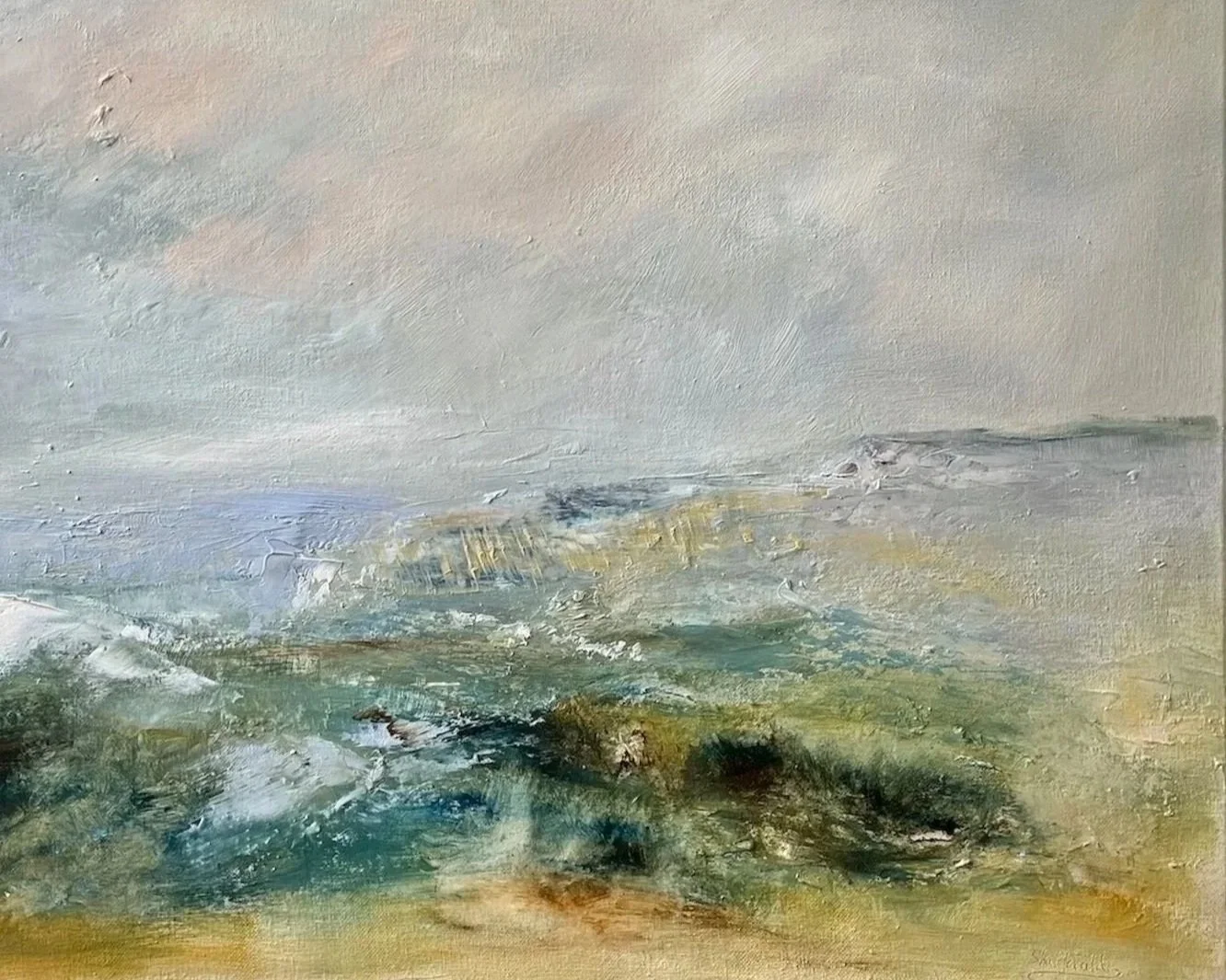 Shifting Sands. Oil on canvas, framed. Sold.
