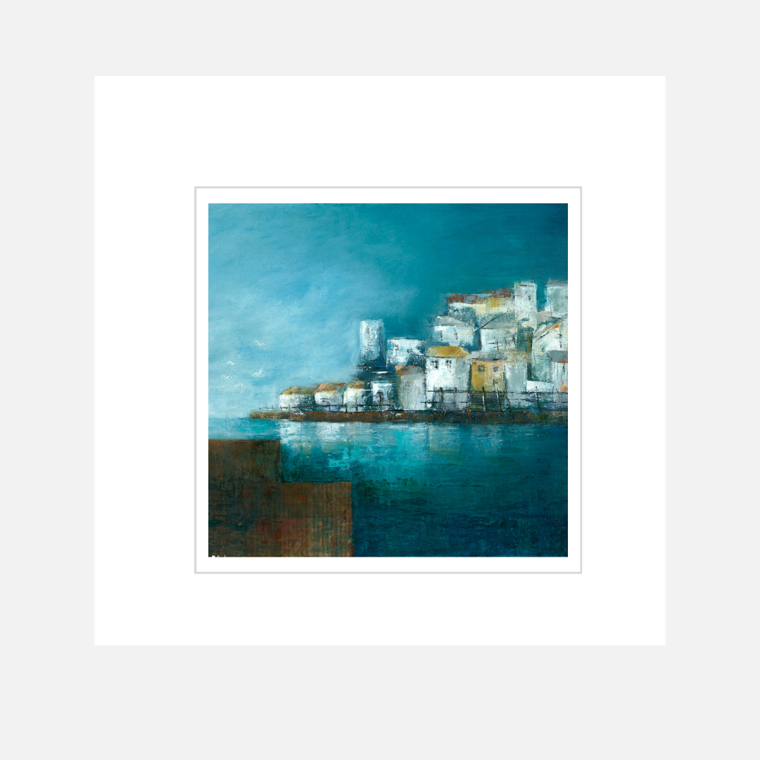 Harbour Cottages - Mini Print