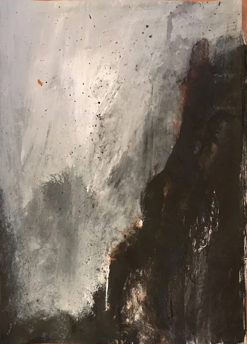 Paint, pigment and  marble dust