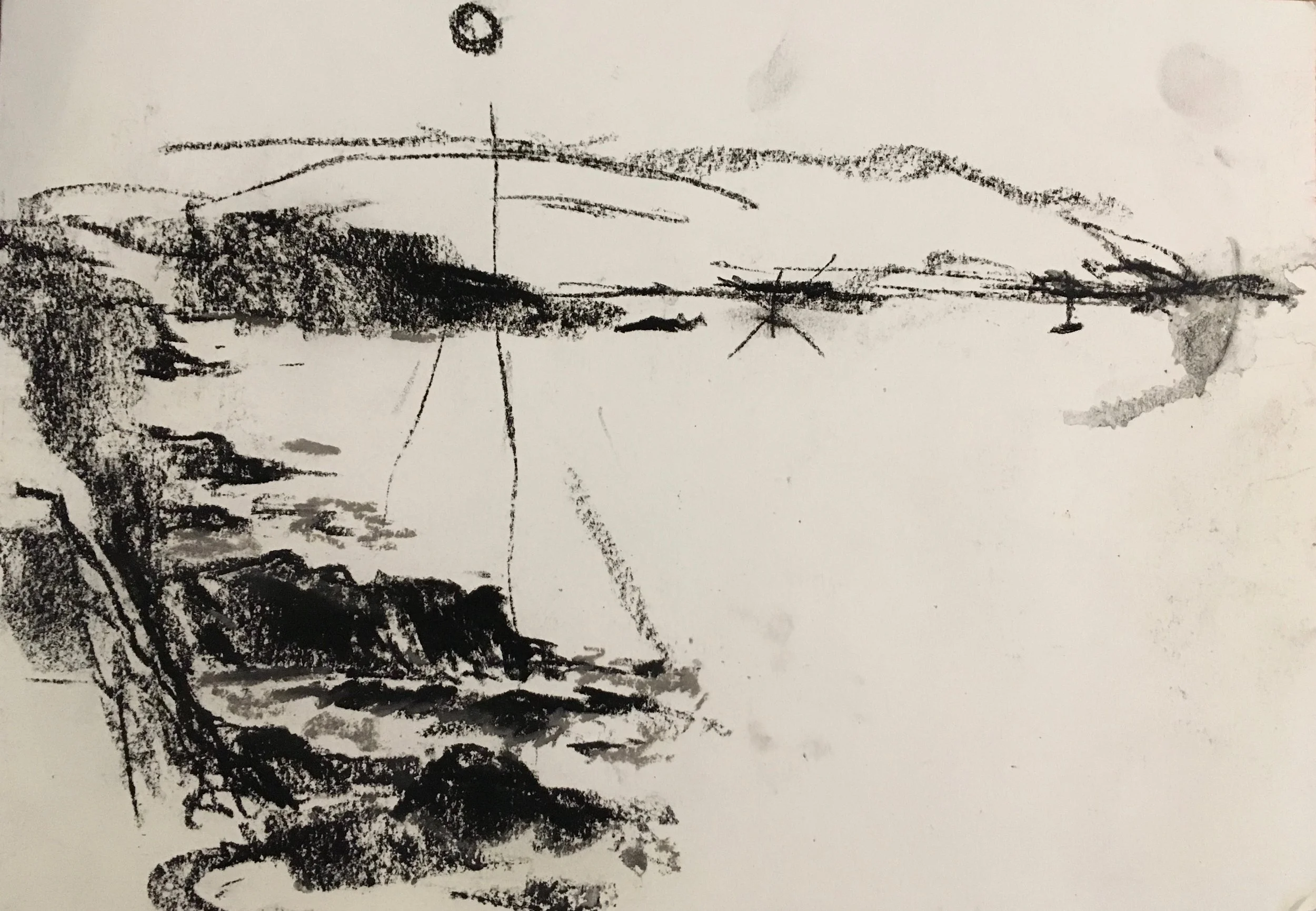 Pen sketch, Cornwall