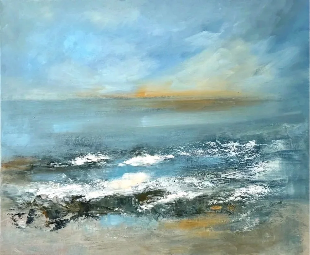 Between the Rocks - Oil on Canvas, 60 x 50cm