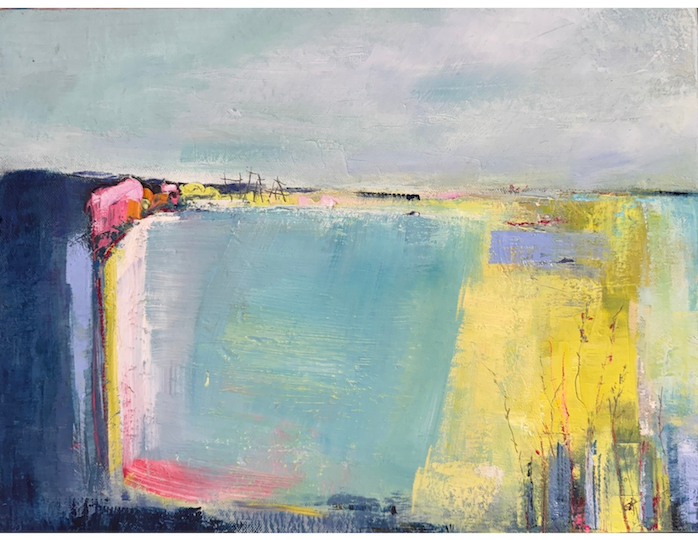 Take a Moment - Oil & Cold Wax, 40 x 30cm