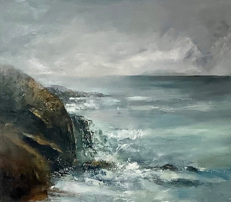 View From The Window - Oil on canvas, 75 x 61cm