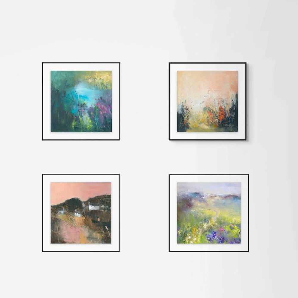 Set of Four Landscape Mini Prints