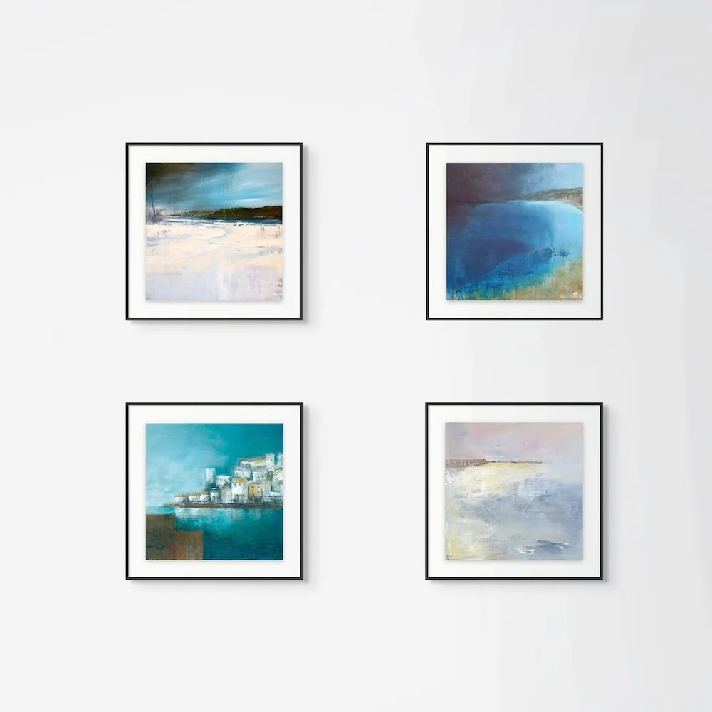 Set of Four Coastal Prints