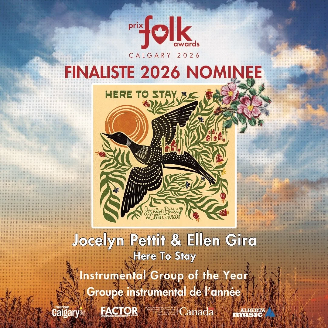 Thank you so much @canadianfolkmusicawards for this honour!! ❤️ Merci beaucoup pour cet honneur!

What exciting news! Congrats to all the nominees!!

Thank you to everyone who has been listening to &ldquo;Here to Stay&rdquo; and to the wonderful stud
