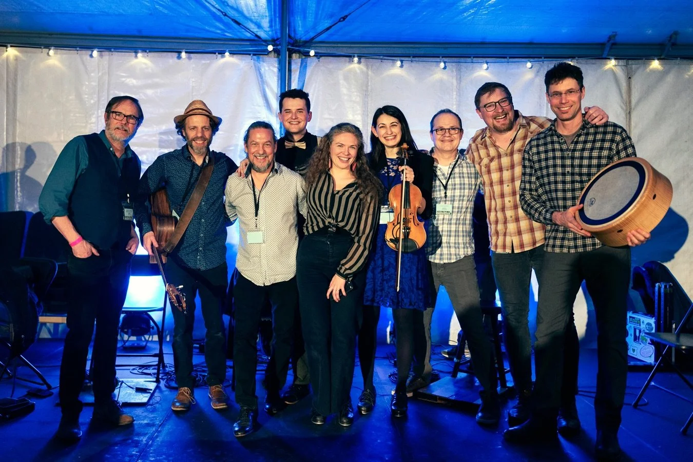 Workshop stage with this fun crew at @festivaldubois!

La sc&egrave;ne du Petit Chapiteau avec cette super &eacute;quipe!

📷: @lorandphoto