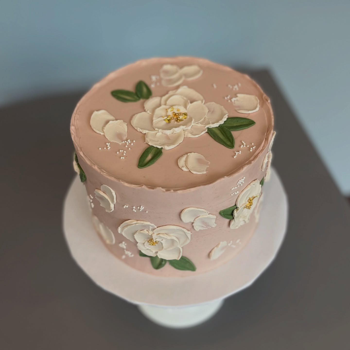 &ldquo;Buttercream Blooms&rdquo; is one of those designs in our online catalog that looks beautiful in any color combination, from all white to soft pink to dusty blue or even chartreuse or lavender. Here&rsquo;s a pink-and-white version for Yichao&r