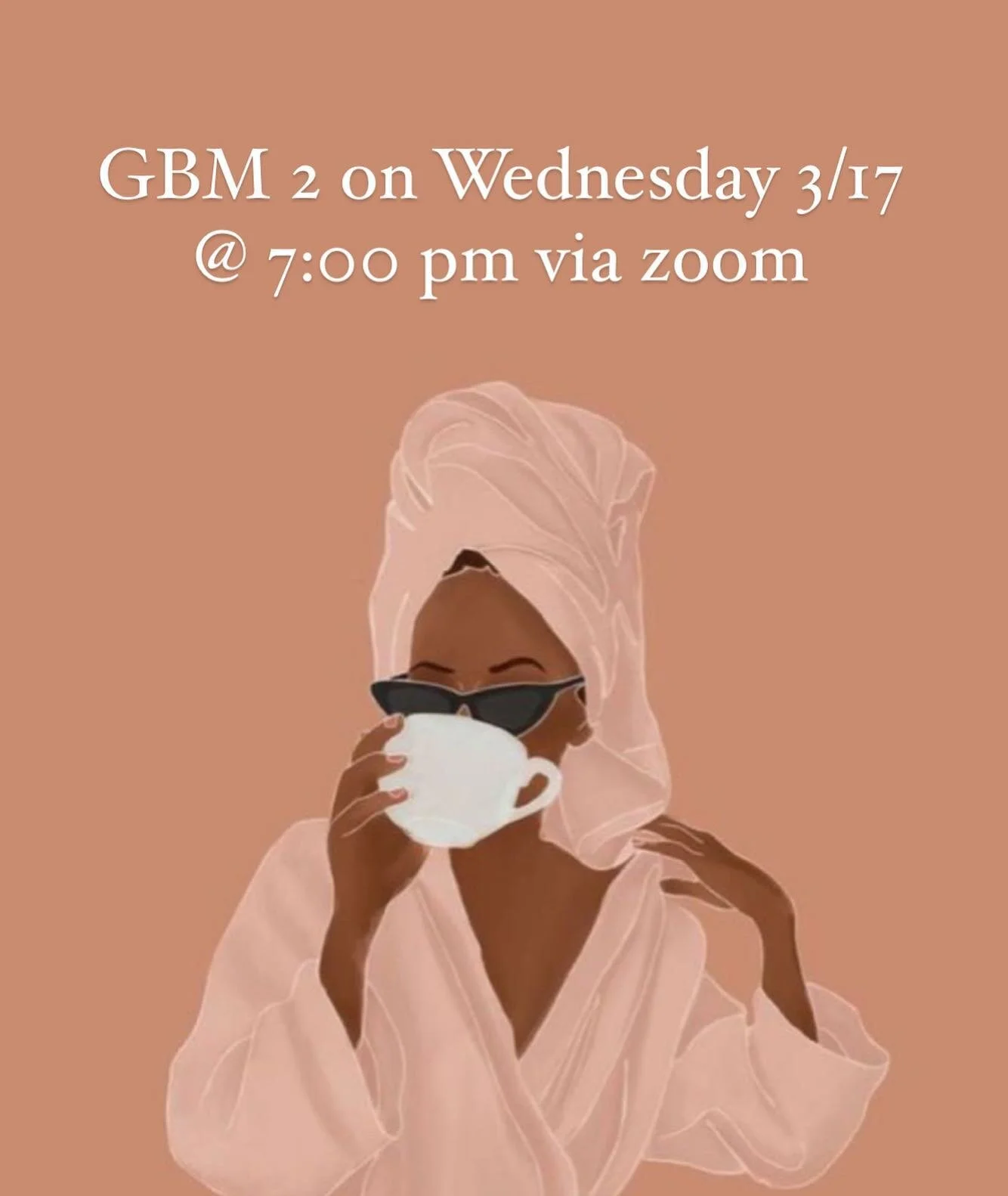 We have our second GBM this Wednesday @ 7:00 pm via zoom. We'll be talking about future events and other important and exciting things so be sure to attend! We will be posting the zoom link closer to the date.