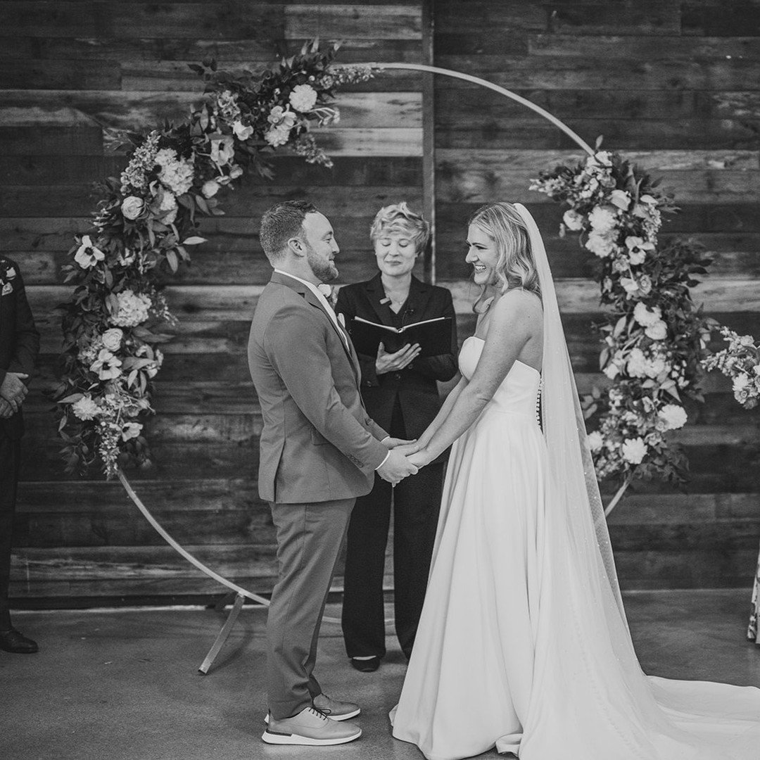 Lydia and Taylor are such a kind, down-to-earth pair. They matched on Hinge when Taylor was briefly visiting family in North Carolina and totally hit it off online, but unfortunately he lived in DC and Lydia in Raleigh. Lydia knew from their conversa